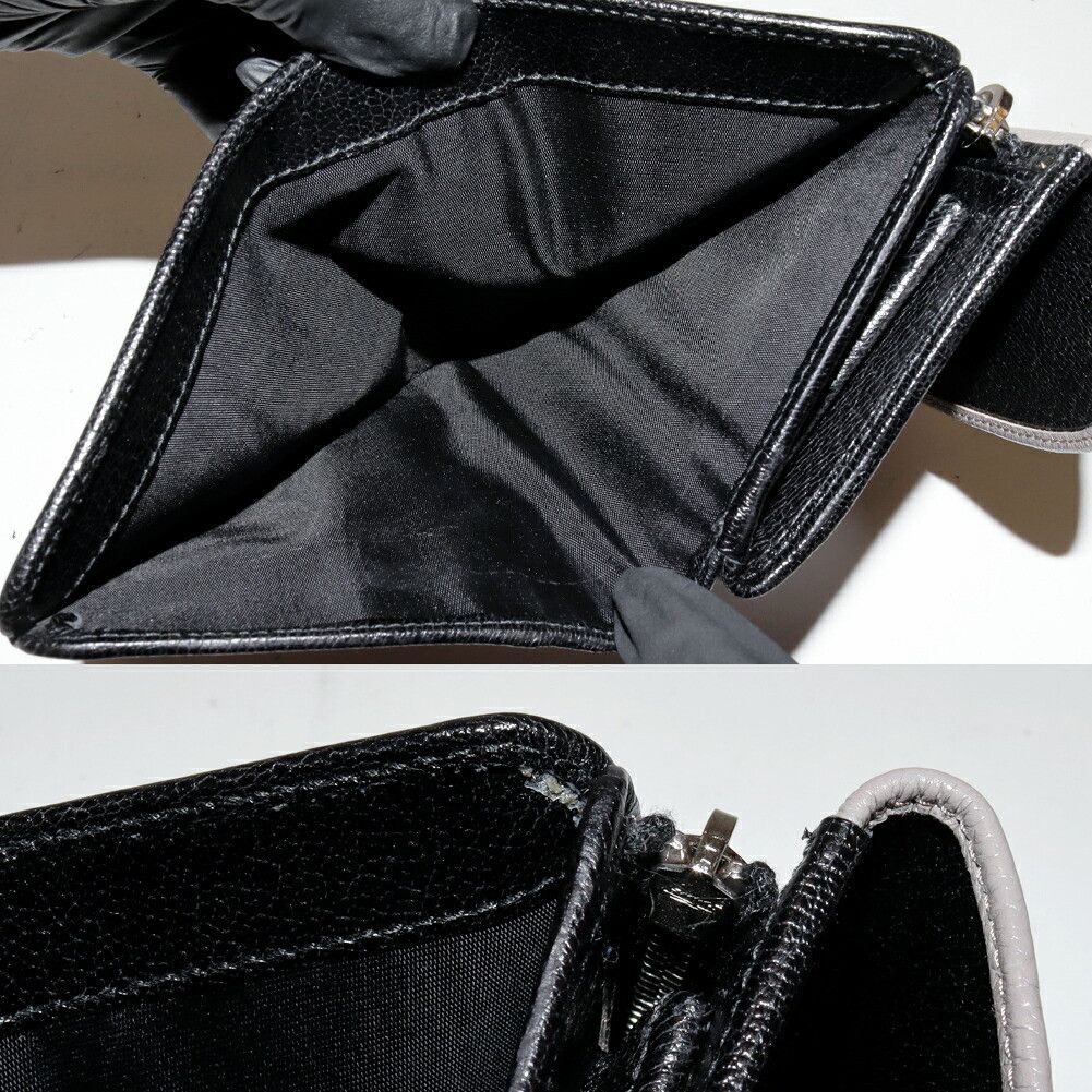Miu Miu Miu Miu Miu Miu Madras Lamb Leather Wallet Leather Short Wallet 5M1225 DUTY FREE for USA Size ONE SIZE - 4 Thumbnail