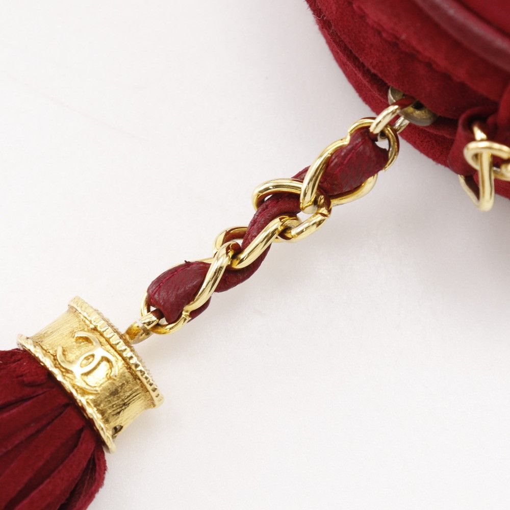 Chanel Chanel Chanel Coco Mark Suede Chain Shoulder Bag Suede Shoulder Bag DUTY FREE for USA Size ONE SIZE - 13 Thumbnail