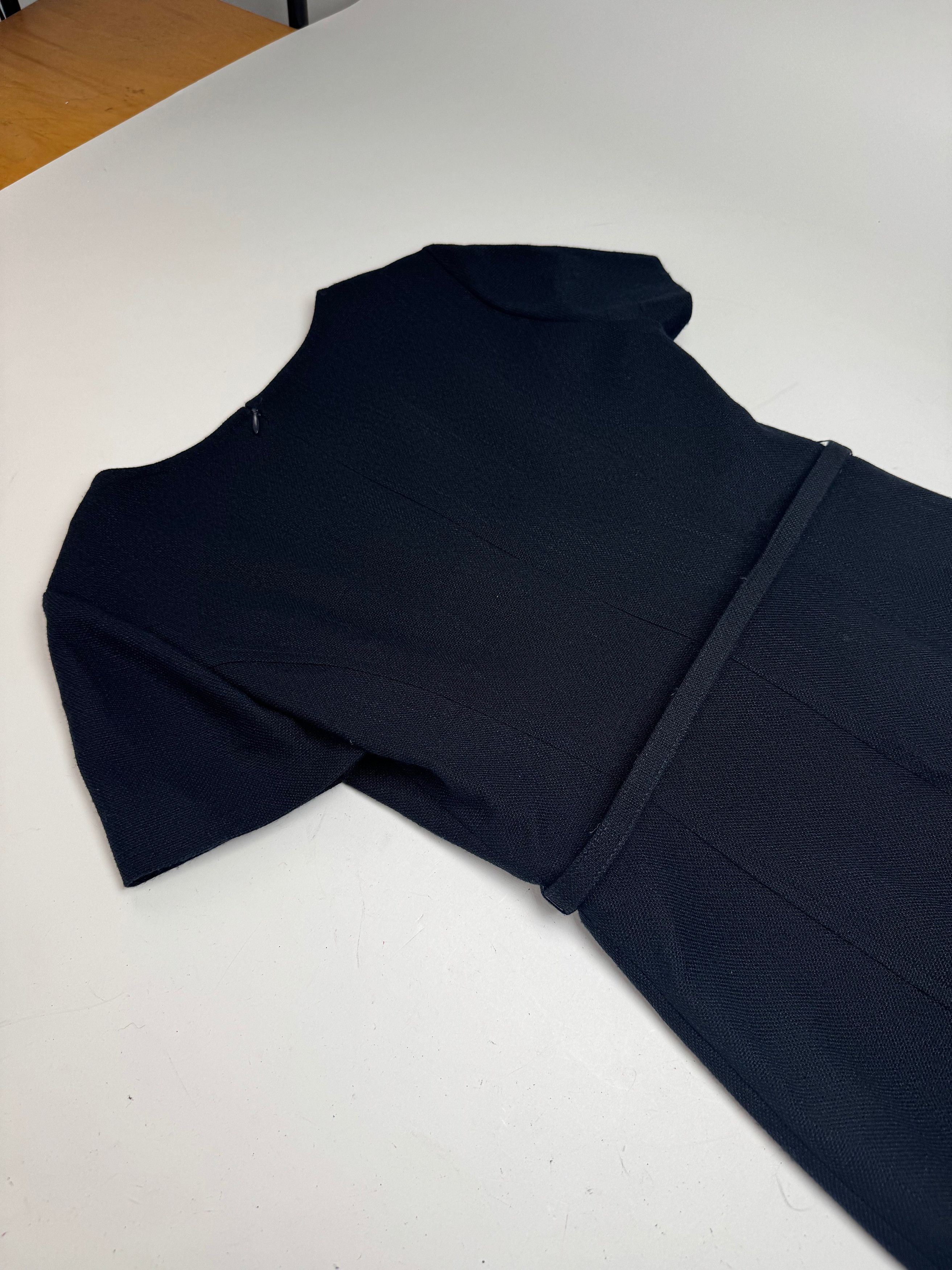 Courreges Vintage Dress Black 36/S Size S / US 4 / IT 40 - 10 Thumbnail