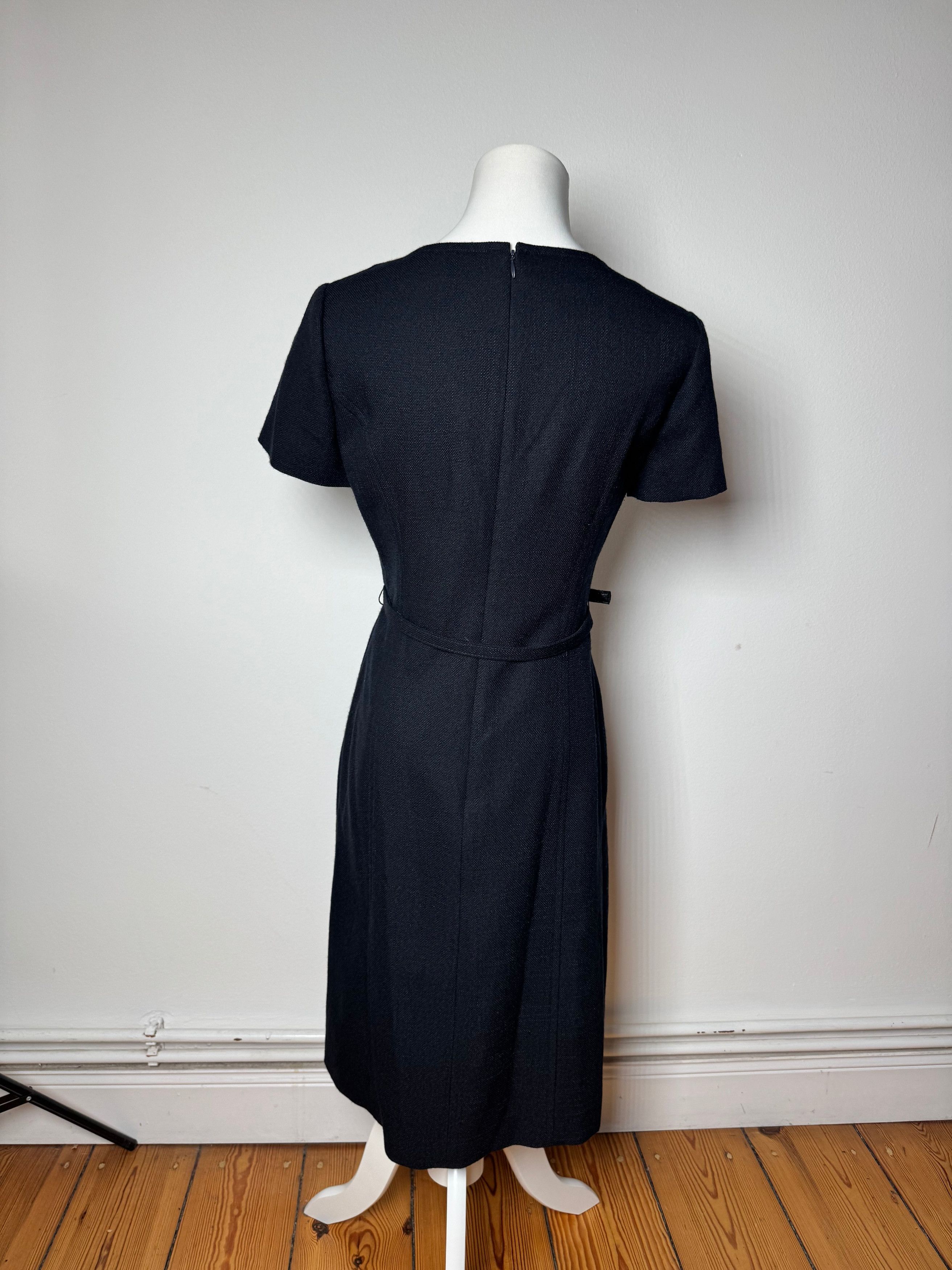 Courreges Vintage Dress Black 36/S Size S / US 4 / IT 40 - 16 Thumbnail