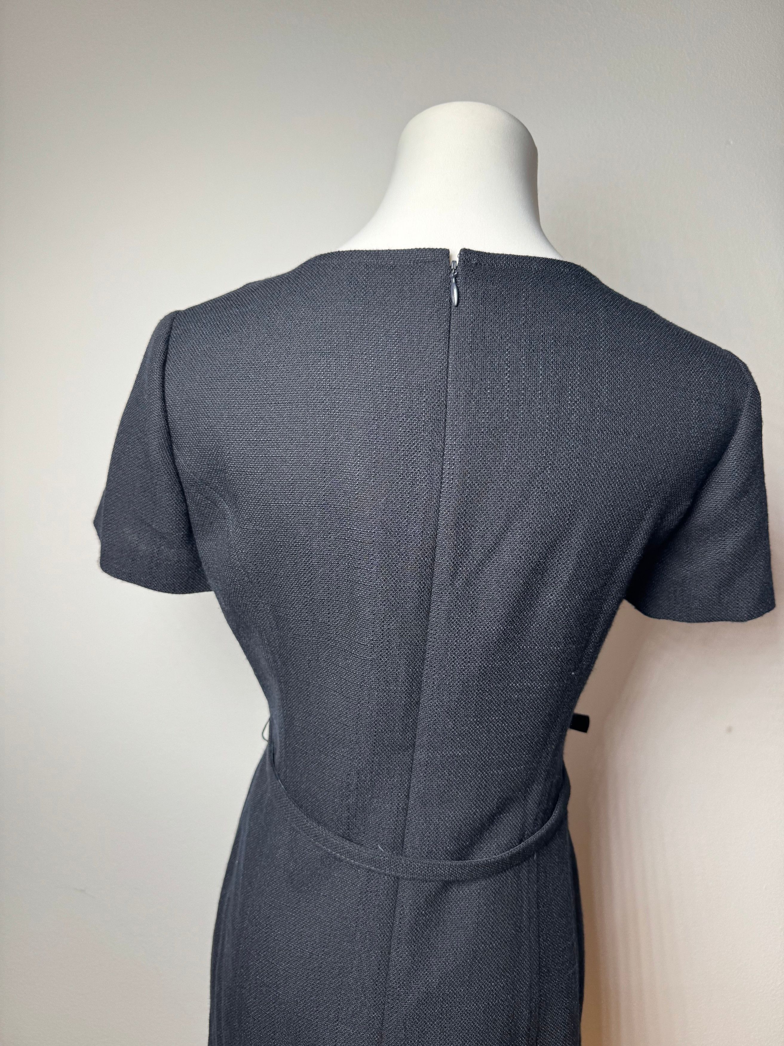 Courreges Vintage Dress Black 36/S Size S / US 4 / IT 40 - 7 Thumbnail