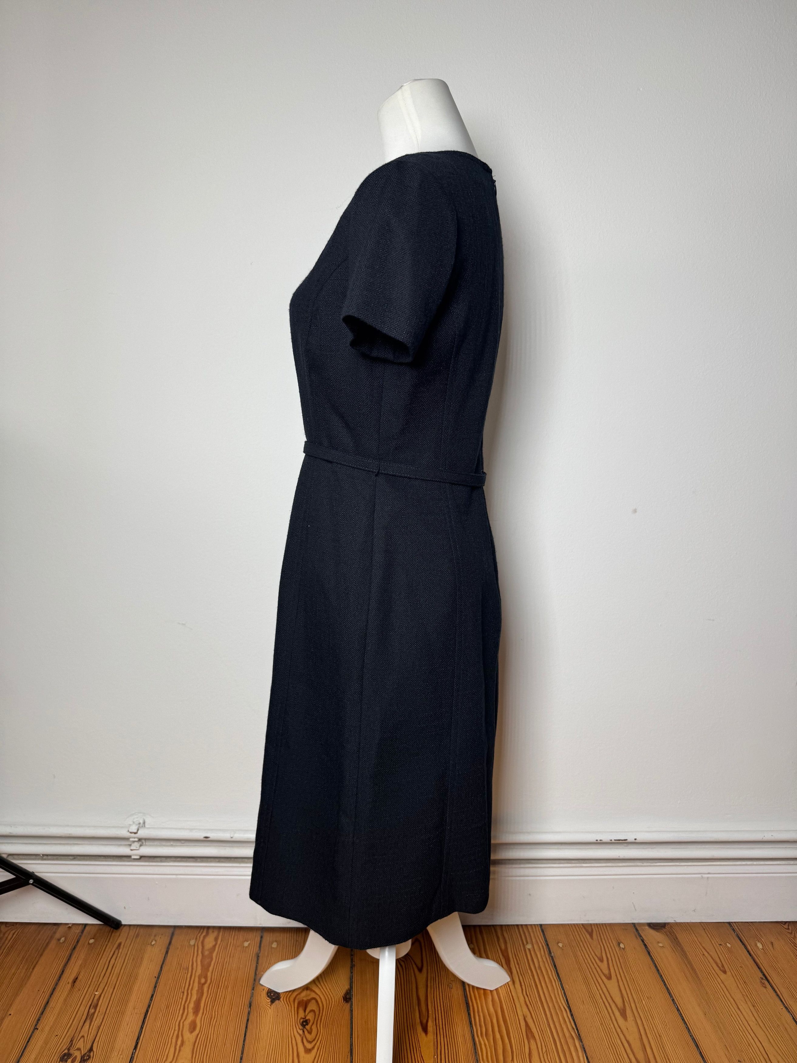 Courreges Vintage Dress Black 36/S Size S / US 4 / IT 40 - 2 Thumbnail