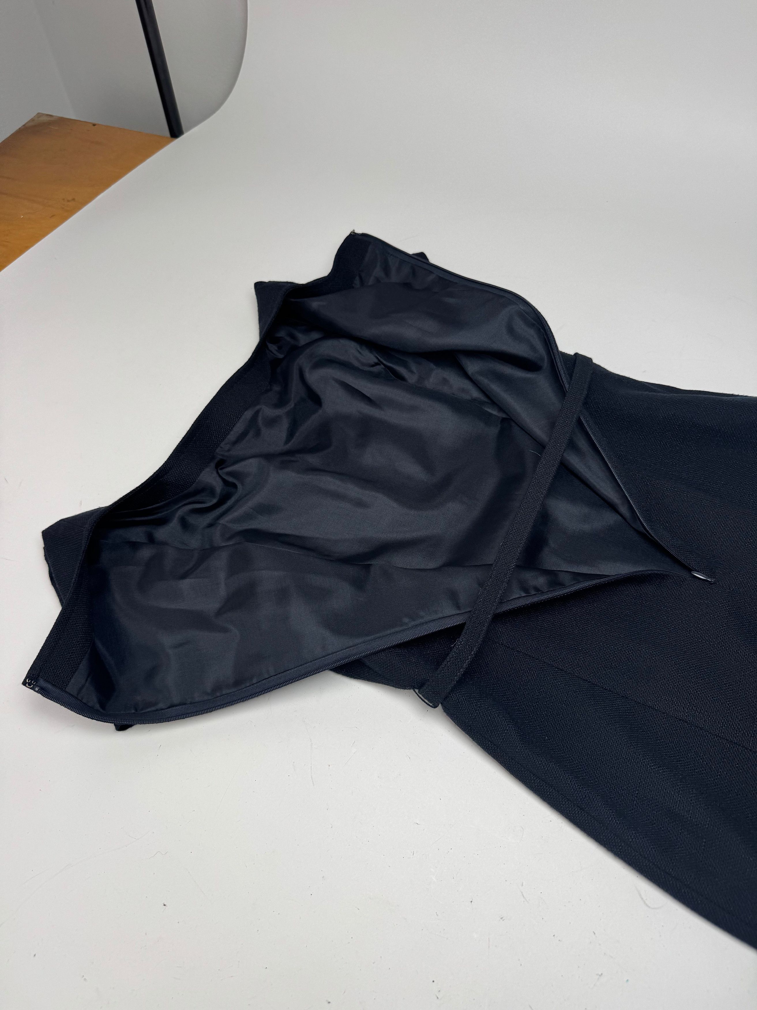 Courreges Vintage Dress Black 36/S Size S / US 4 / IT 40 - 12 Thumbnail