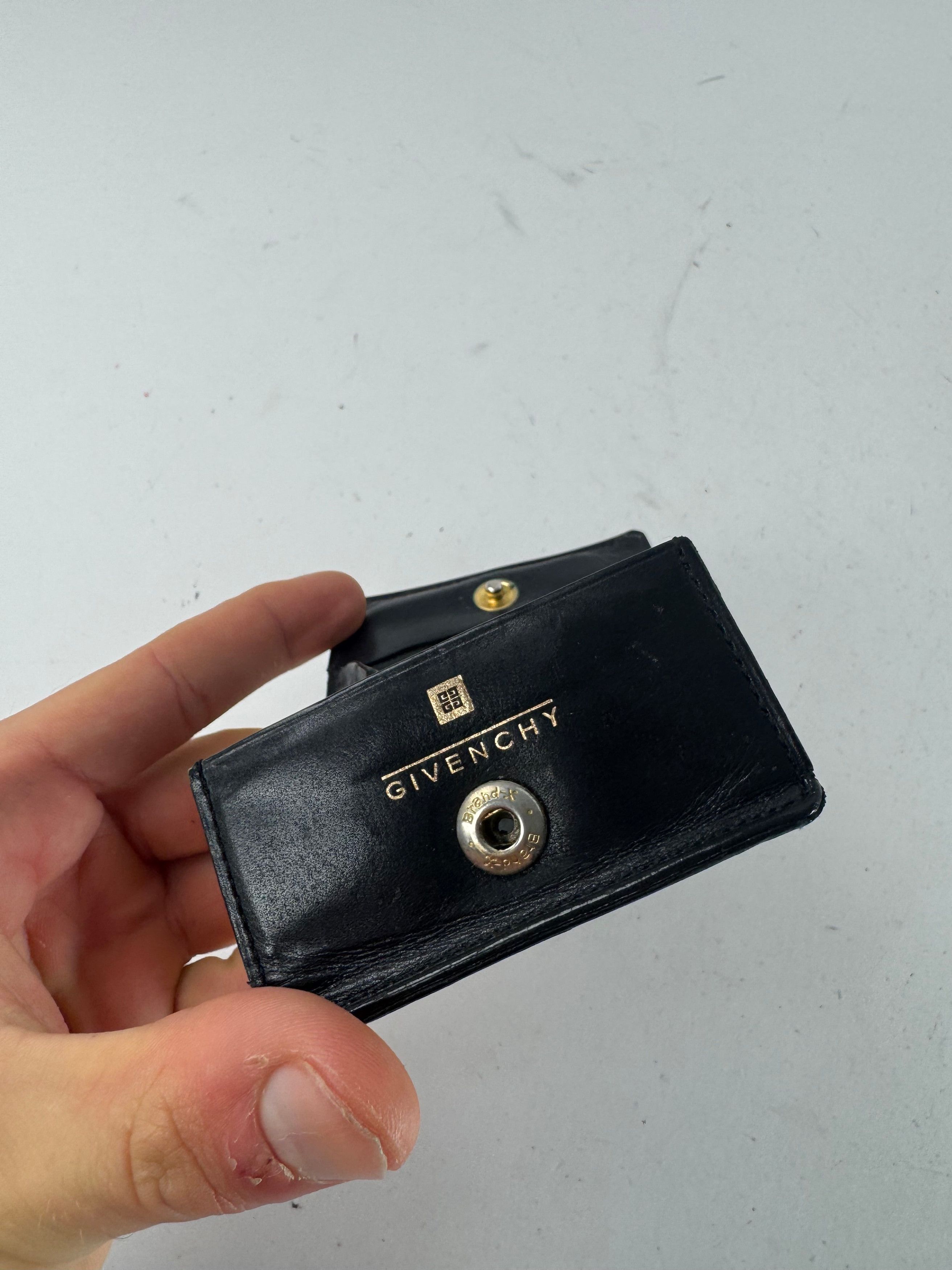 Givenchy Vintage Leather Purse Black Size ONE SIZE - 5 Thumbnail