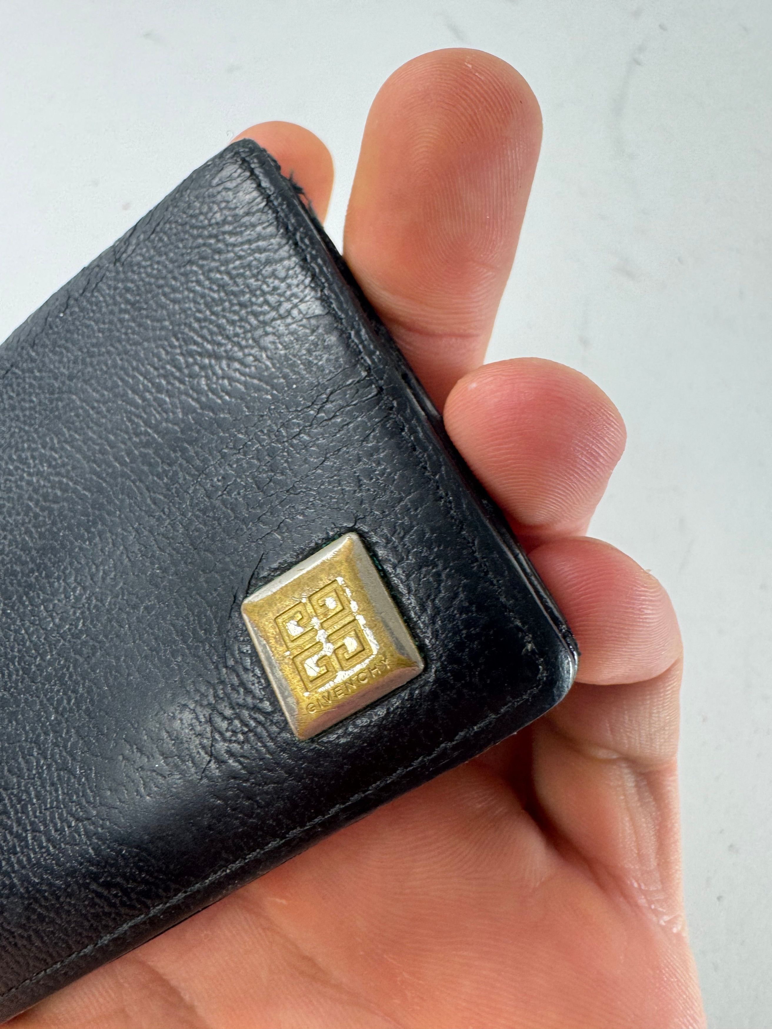 Givenchy Vintage Leather Purse Black Size ONE SIZE - 3 Thumbnail