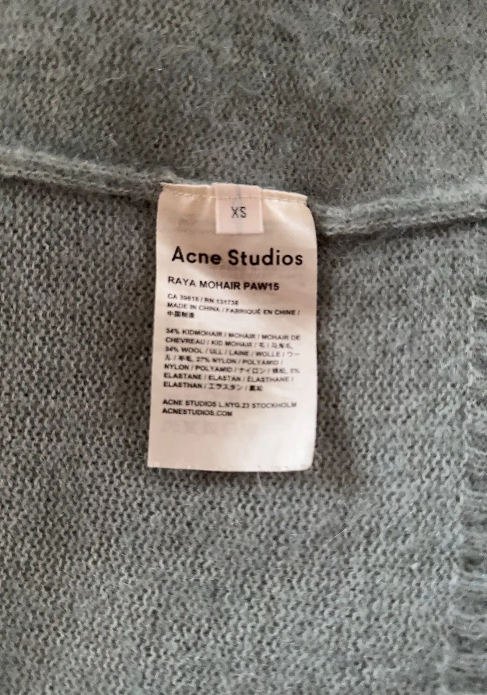 Acne Studios Acne Studios Raya mohair Cardigan Size XS / US 0-2 / IT 36-38 - 3 Thumbnail