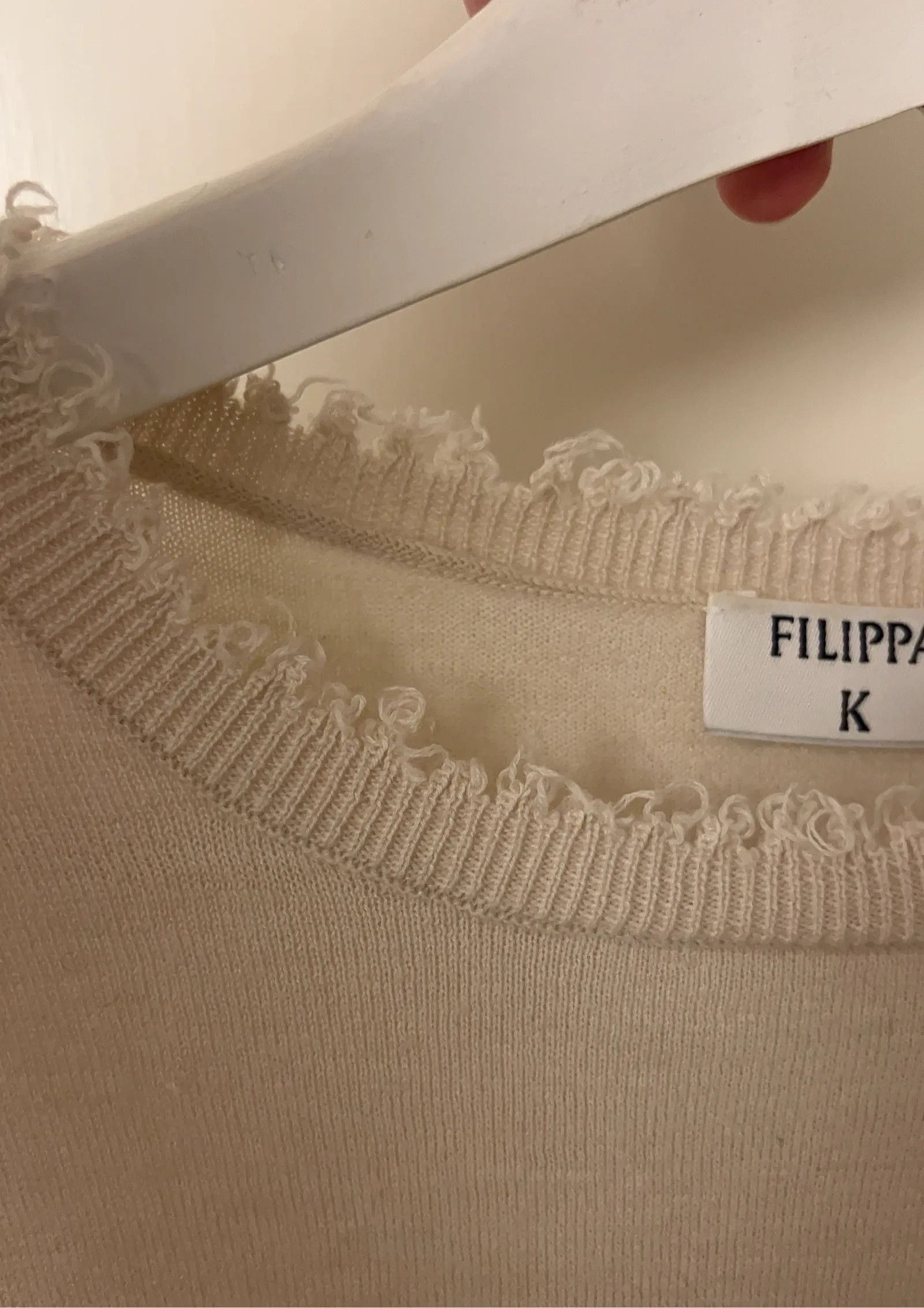Filippa K Filippa K Frayed R-Neck Top Top Size S / US 4 / IT 40 - 6 Thumbnail