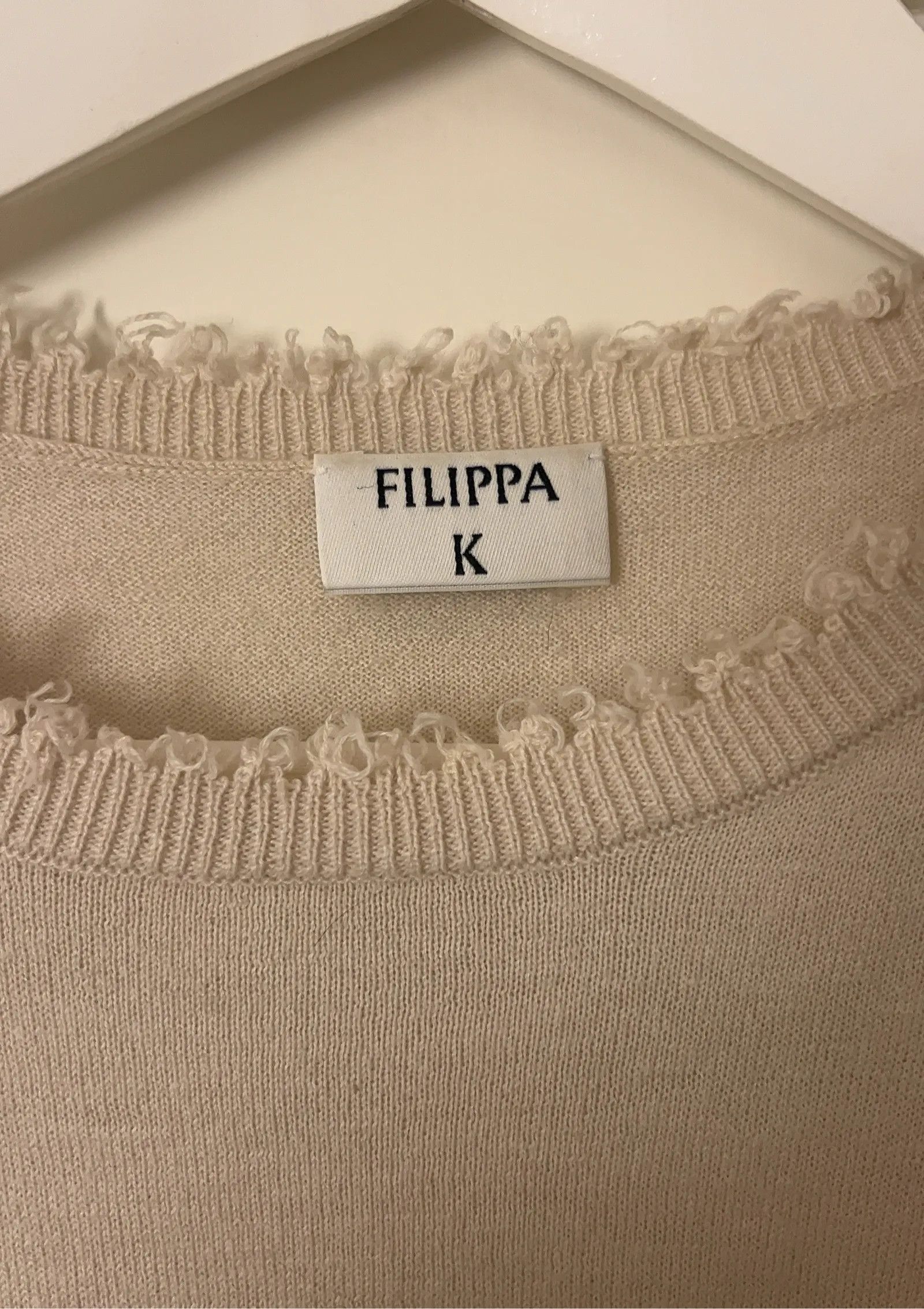 Filippa K Filippa K Frayed R-Neck Top Top Size S / US 4 / IT 40 - 3 Thumbnail