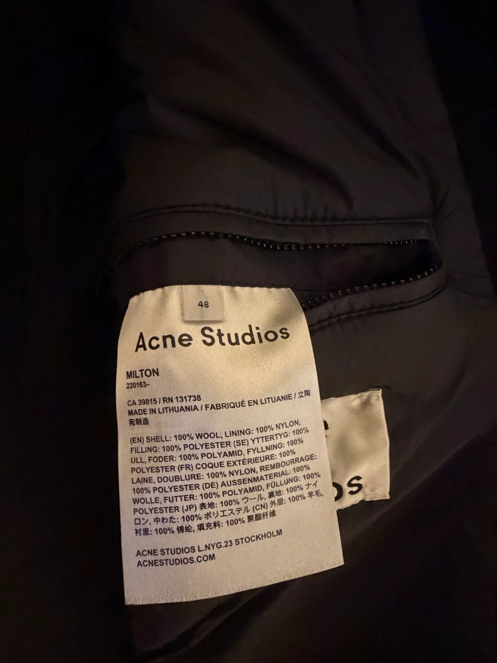 Acne Studios Acne Studios Milton Jacket Size US M / EU 48-50 / 2 - 4 Thumbnail