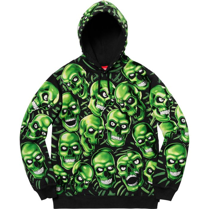 Supreme Supreme Skull Pile Hooded Sweatshirt 18SS | Grailed