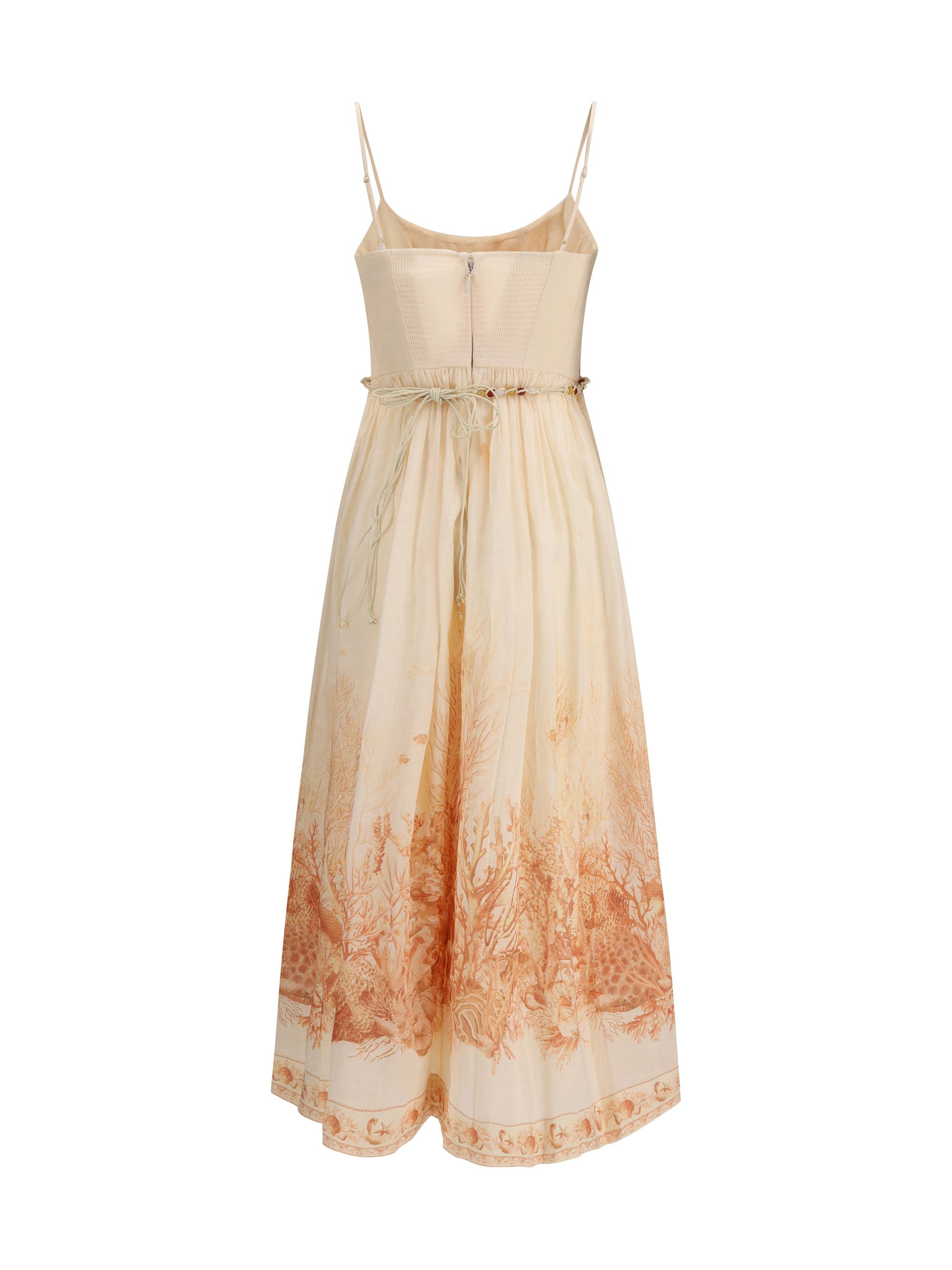 Zimmermann Wanderlust Corset Midi Dress Size S / US 4 / IT 40 - 2 Thumbnail