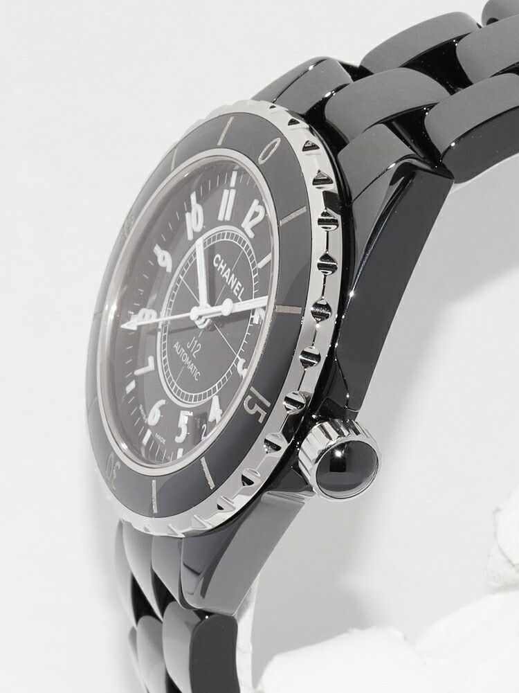 Chanel Chanel Chanel J12 Black Ceramic Ceramic Automatic H0685 DUTY FREE for USA Size ONE SIZE - 3 Thumbnail