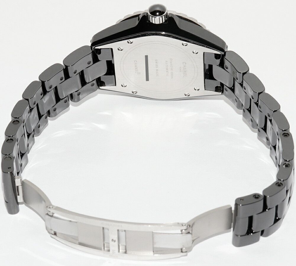 Chanel Chanel Chanel J12 Black Ceramic Ceramic Automatic H0685 DUTY FREE for USA Size ONE SIZE - 2 Thumbnail
