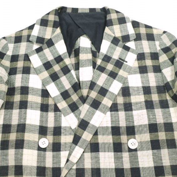 Other Other Drawer Loro Piana Linen Wool Tailored Jacket Natural Material Outerwear 6522-299-0567 DUTY FREE for USA Size ONE SIZE - 3 Thumbnail