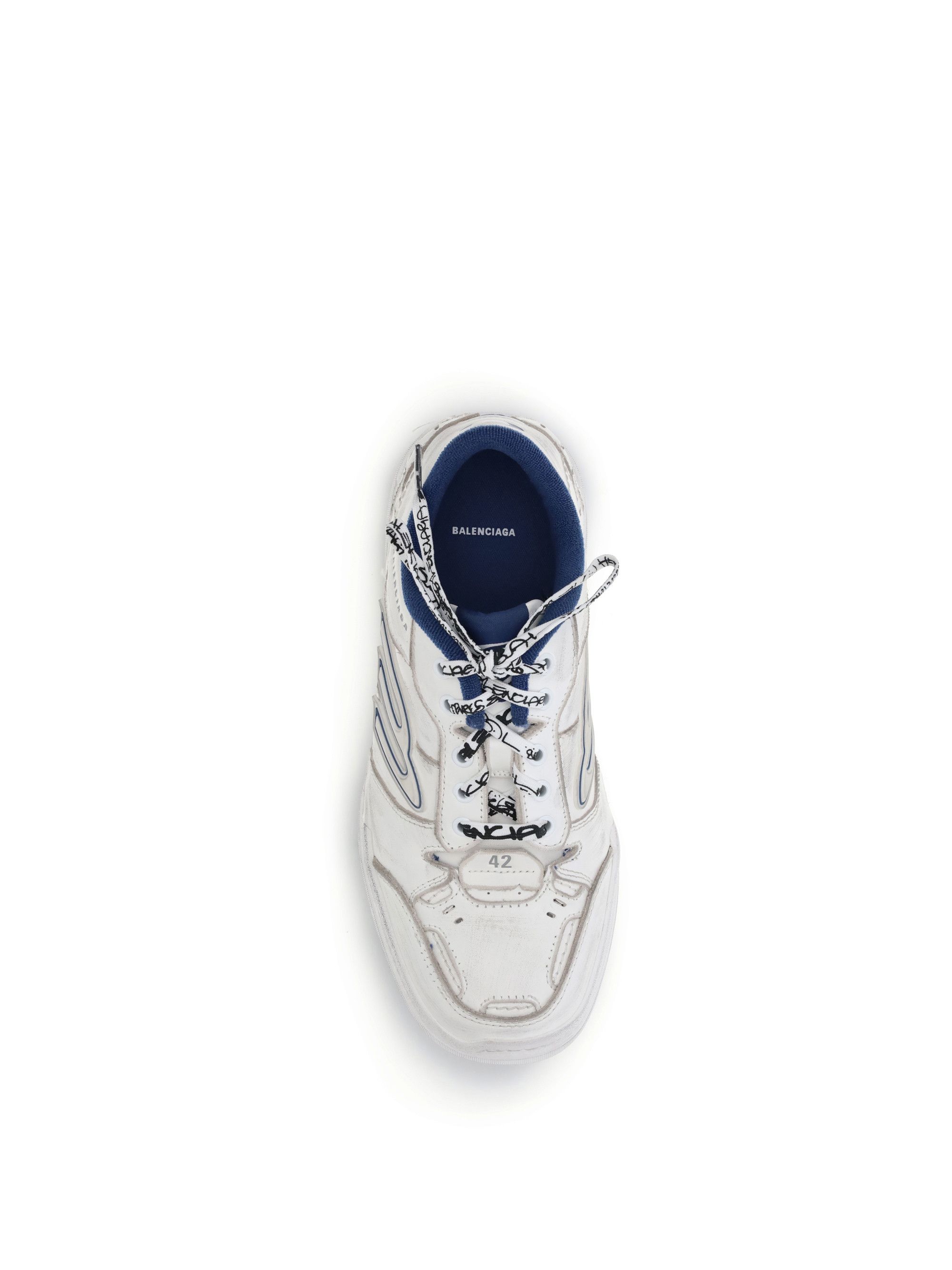 Balenciaga Hamptons Worn-out Sneakers Size US 11 / EU 44 - 4 Thumbnail
