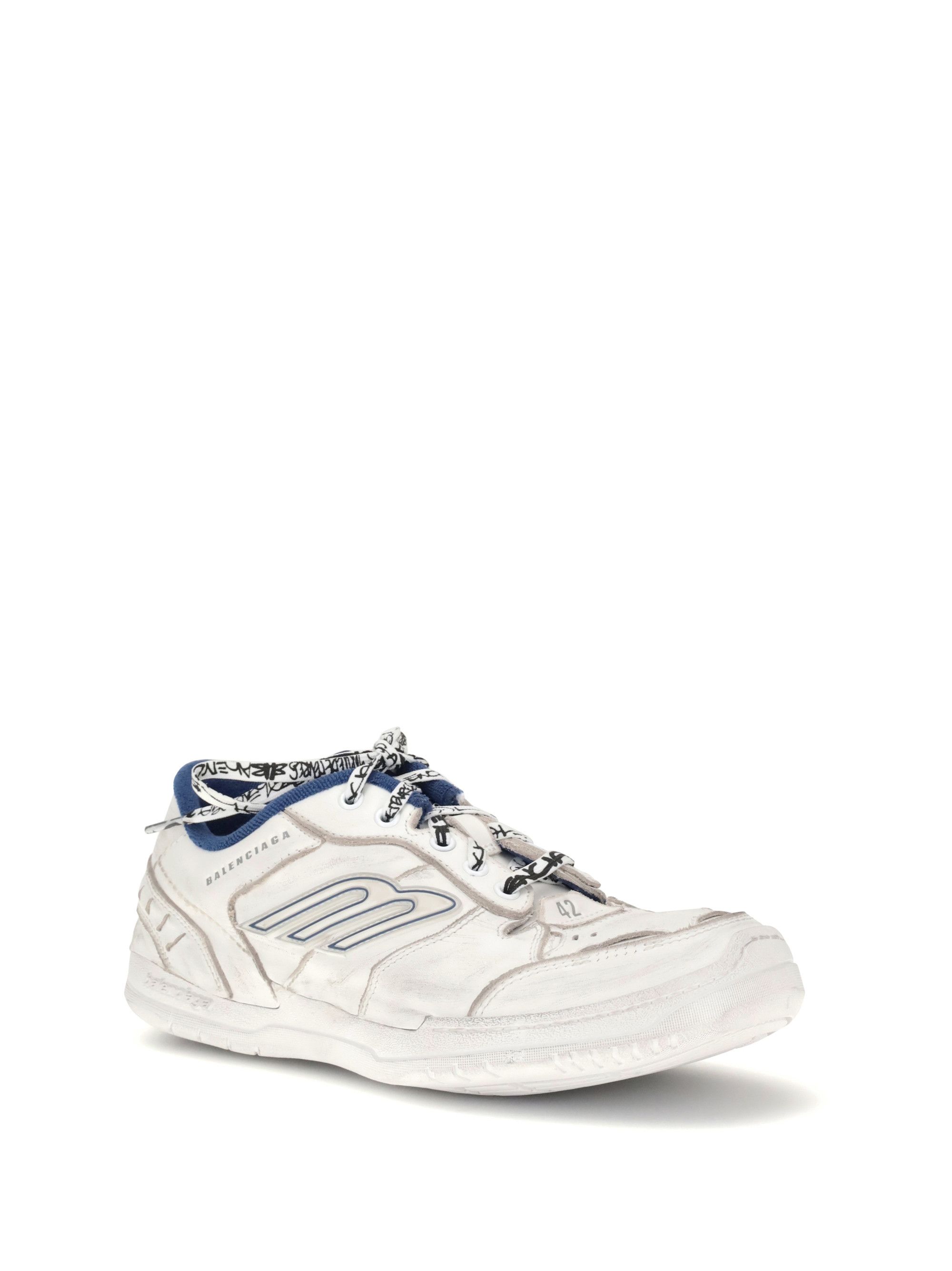 Balenciaga Hamptons Worn-out Sneakers Size US 12 / EU 45 - 2 Thumbnail