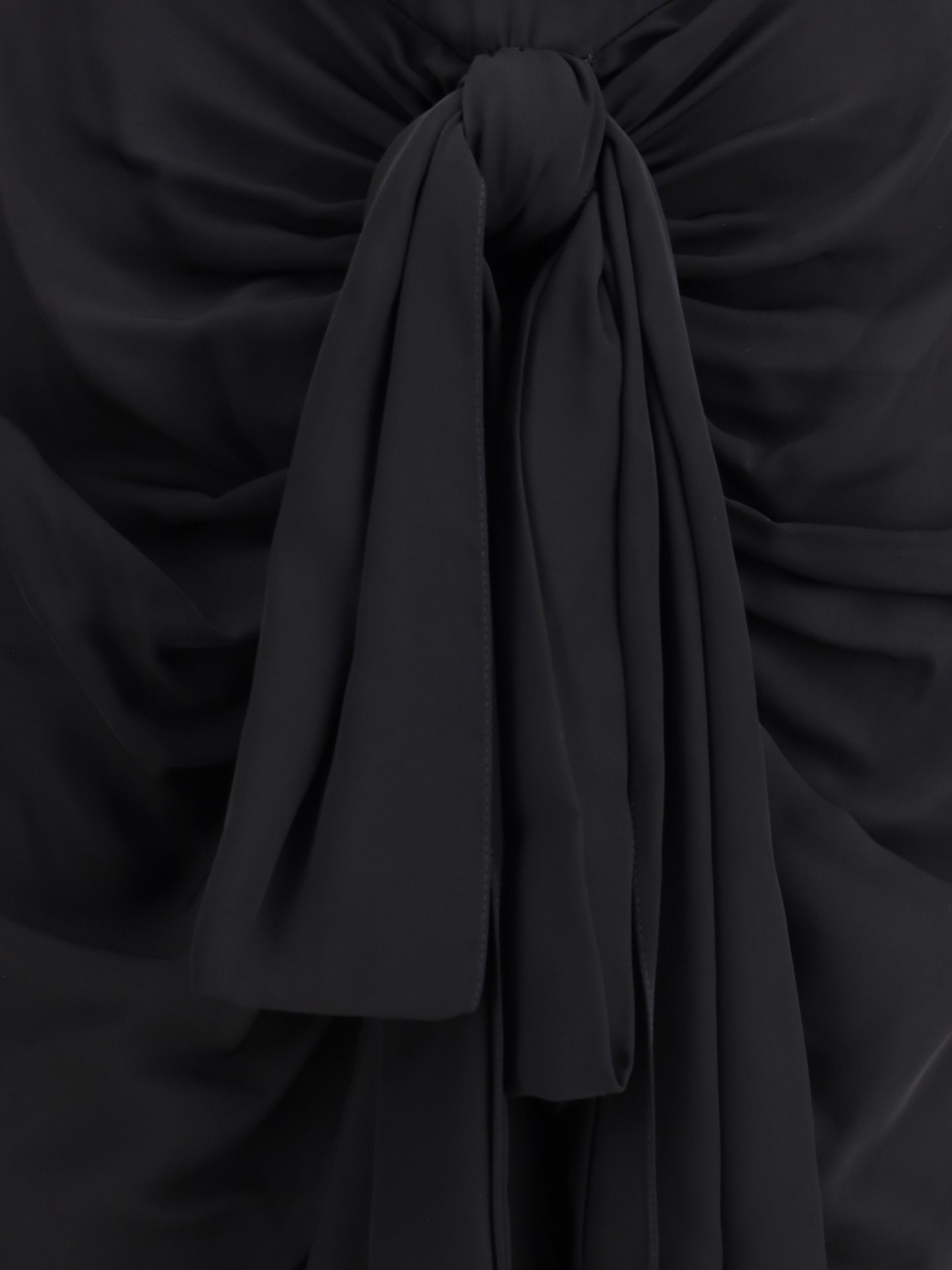 Alaia Draped Viscose Dress Size M / US 6-8 / IT 42-44 - 3 Thumbnail
