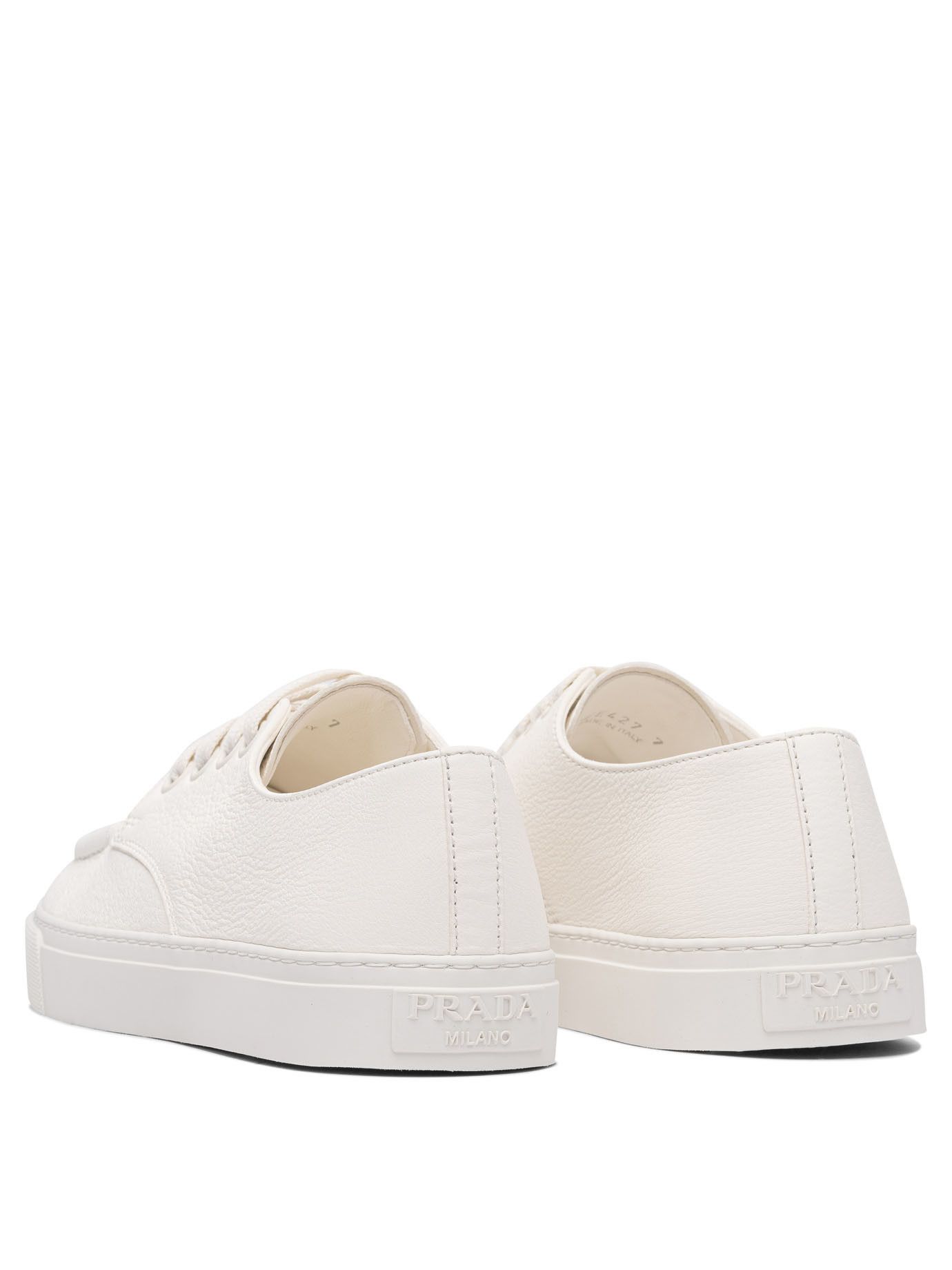 Prada Prada Leather Sneakers UK 6 Men - USA Duties Paid Size US 7 / EU 40 - 4 Thumbnail