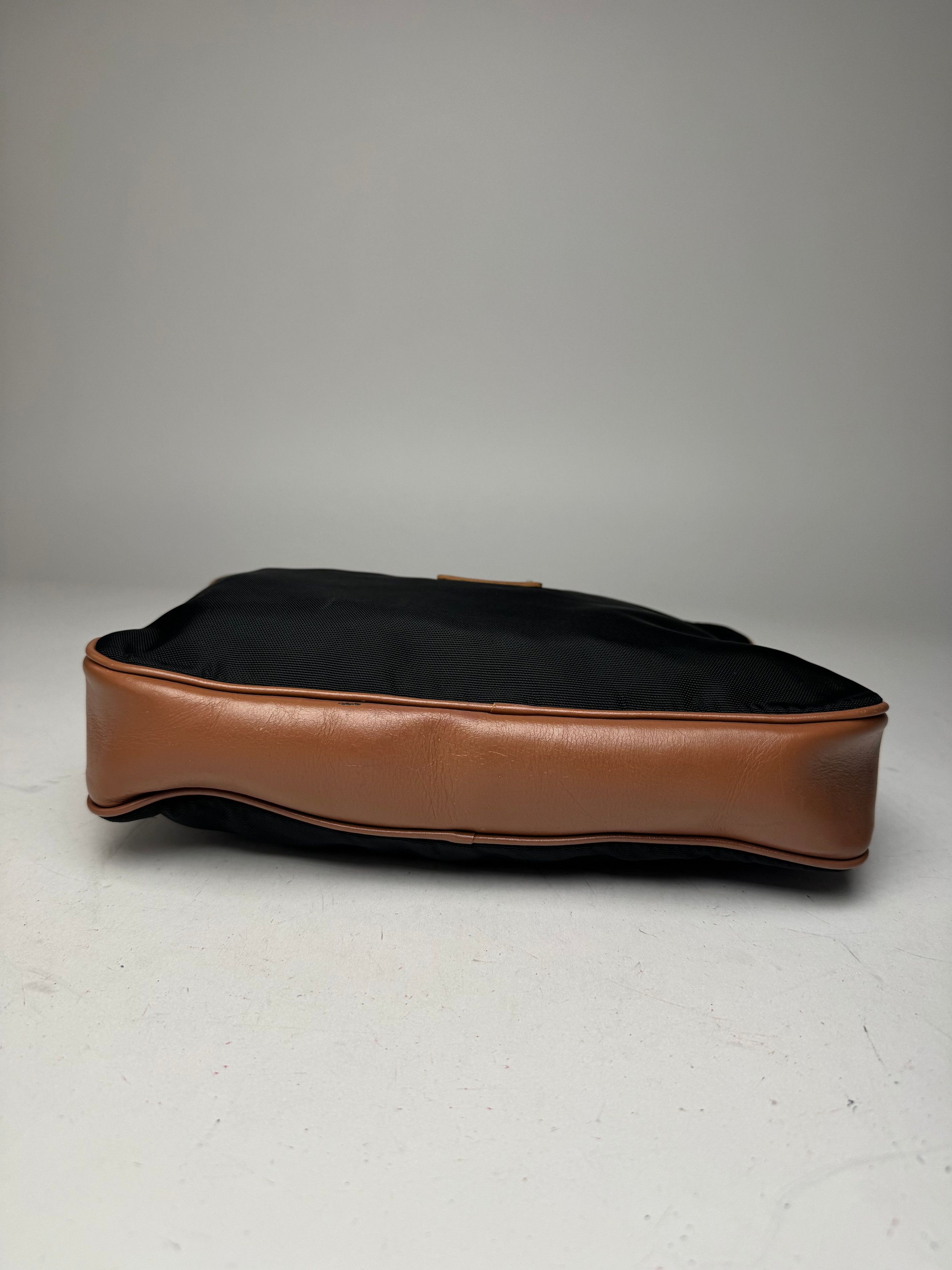 Courreges Vintage Clutch Black Brown Size ONE SIZE - 7 Thumbnail