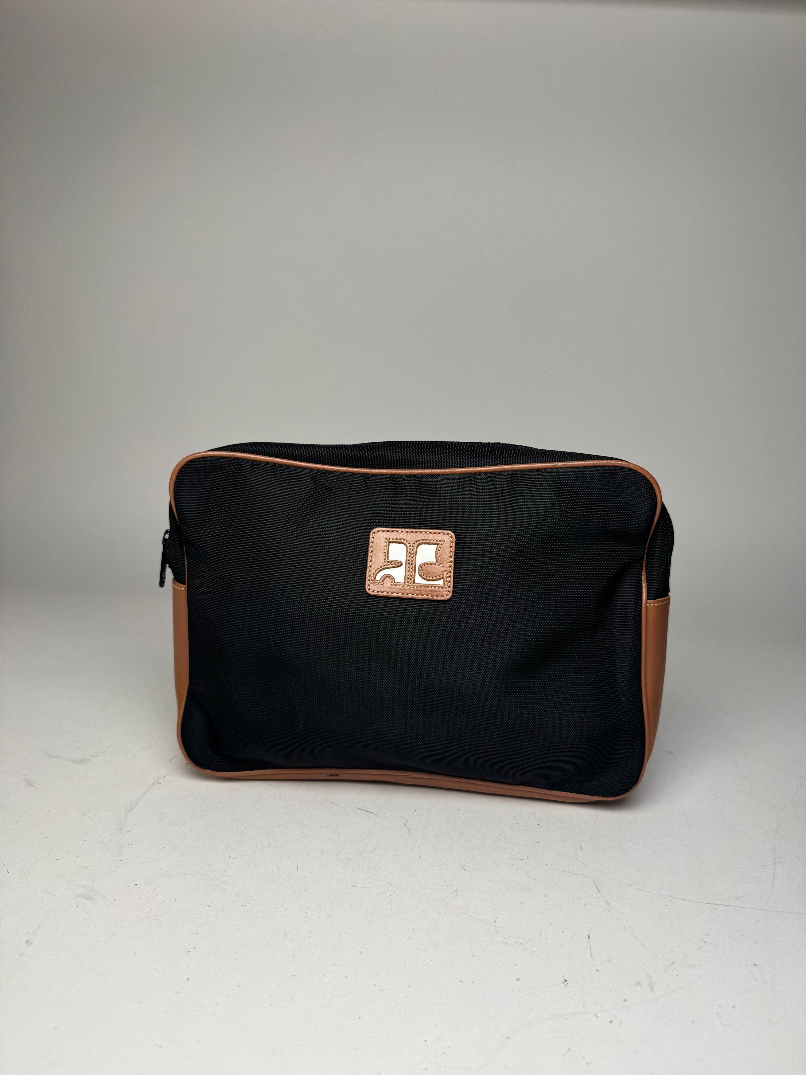Courreges Vintage Clutch Black Brown Size ONE SIZE - 4 Thumbnail