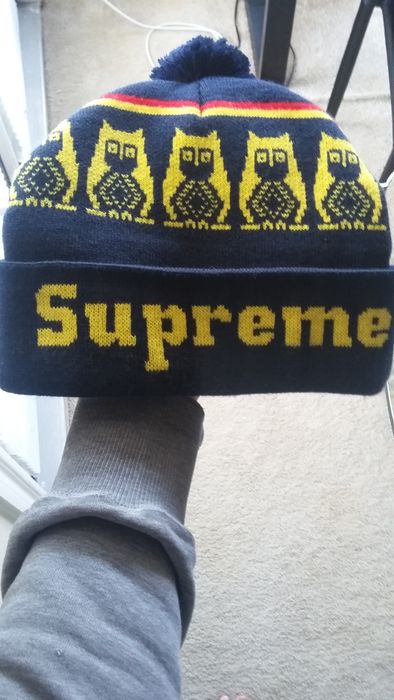 Supreme sales owl beanie