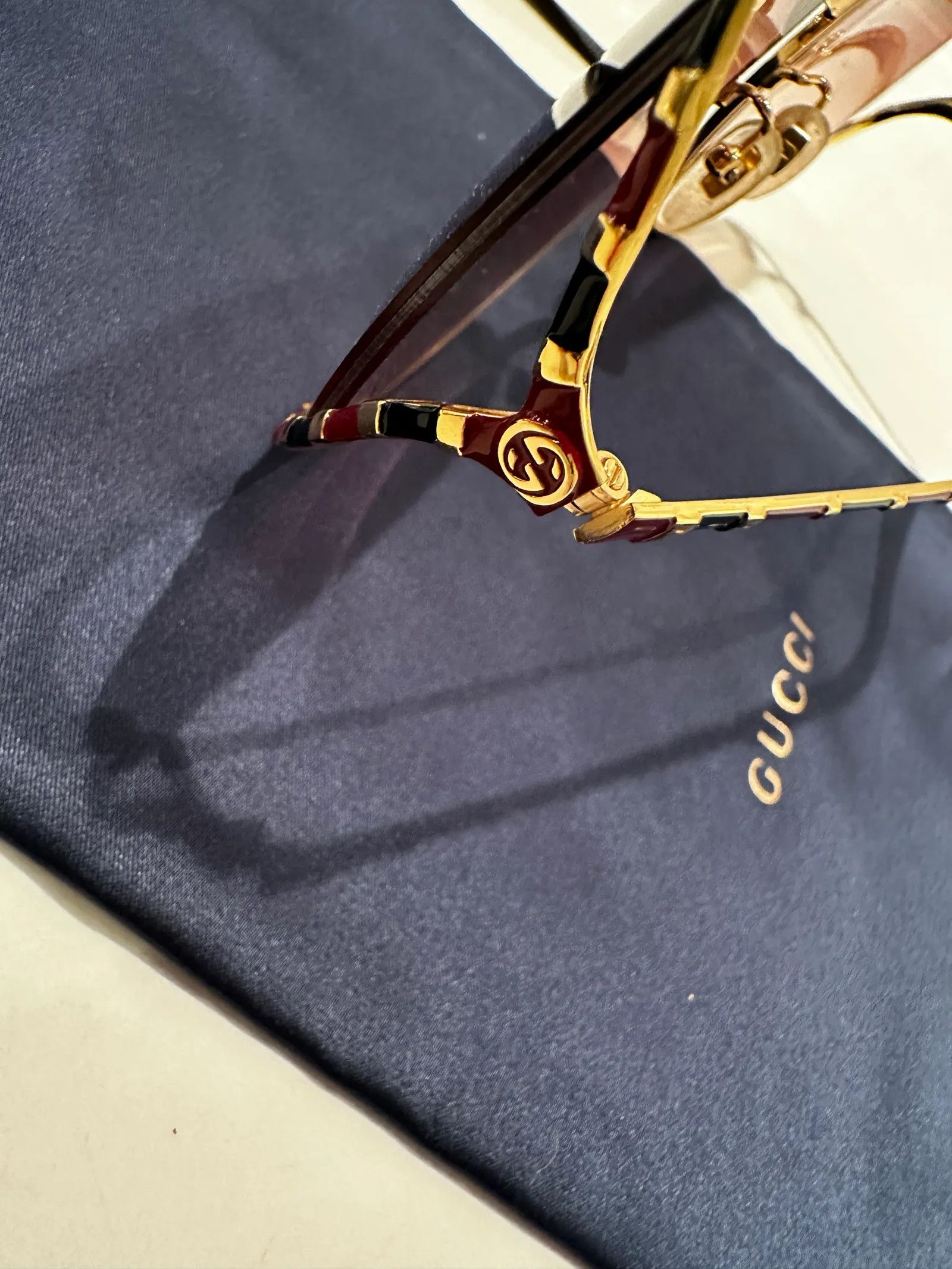 Gucci Gucci Noveltry Sunglasses Size ONE SIZE - 5 Thumbnail