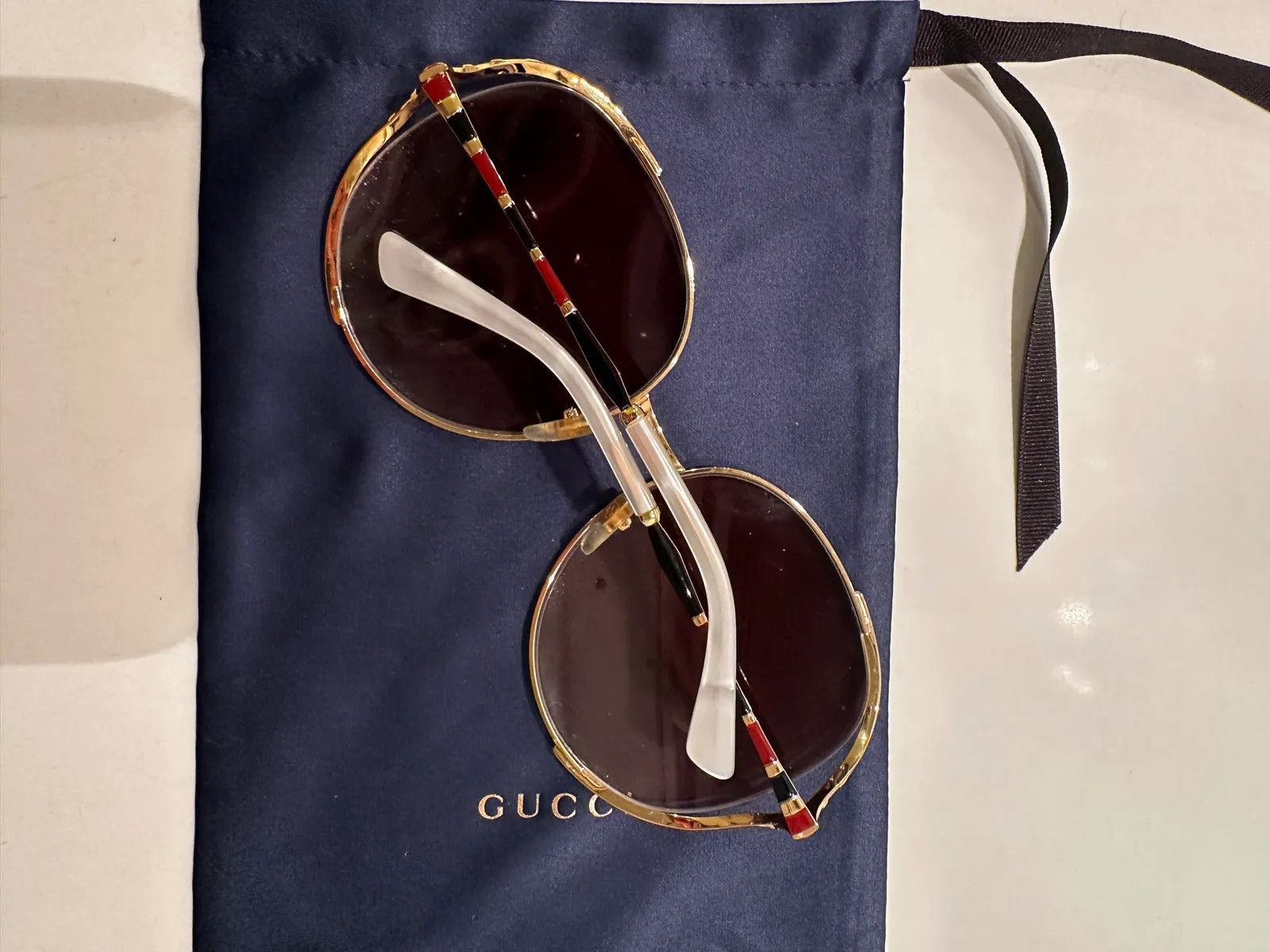 Gucci Gucci Noveltry Sunglasses Size ONE SIZE - 4 Thumbnail
