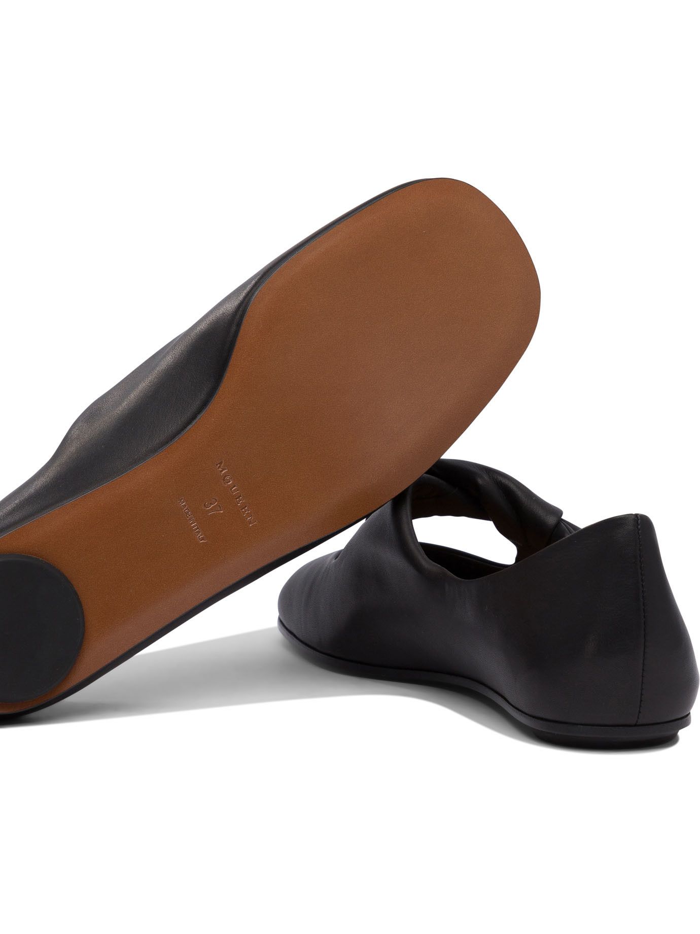 Alexander McQueen Alexander Mcqueen Twisted Detail Ballet Flats IT 37 Women - USA Duties Paid Size US 7 / IT 37 - 5 Thumbnail