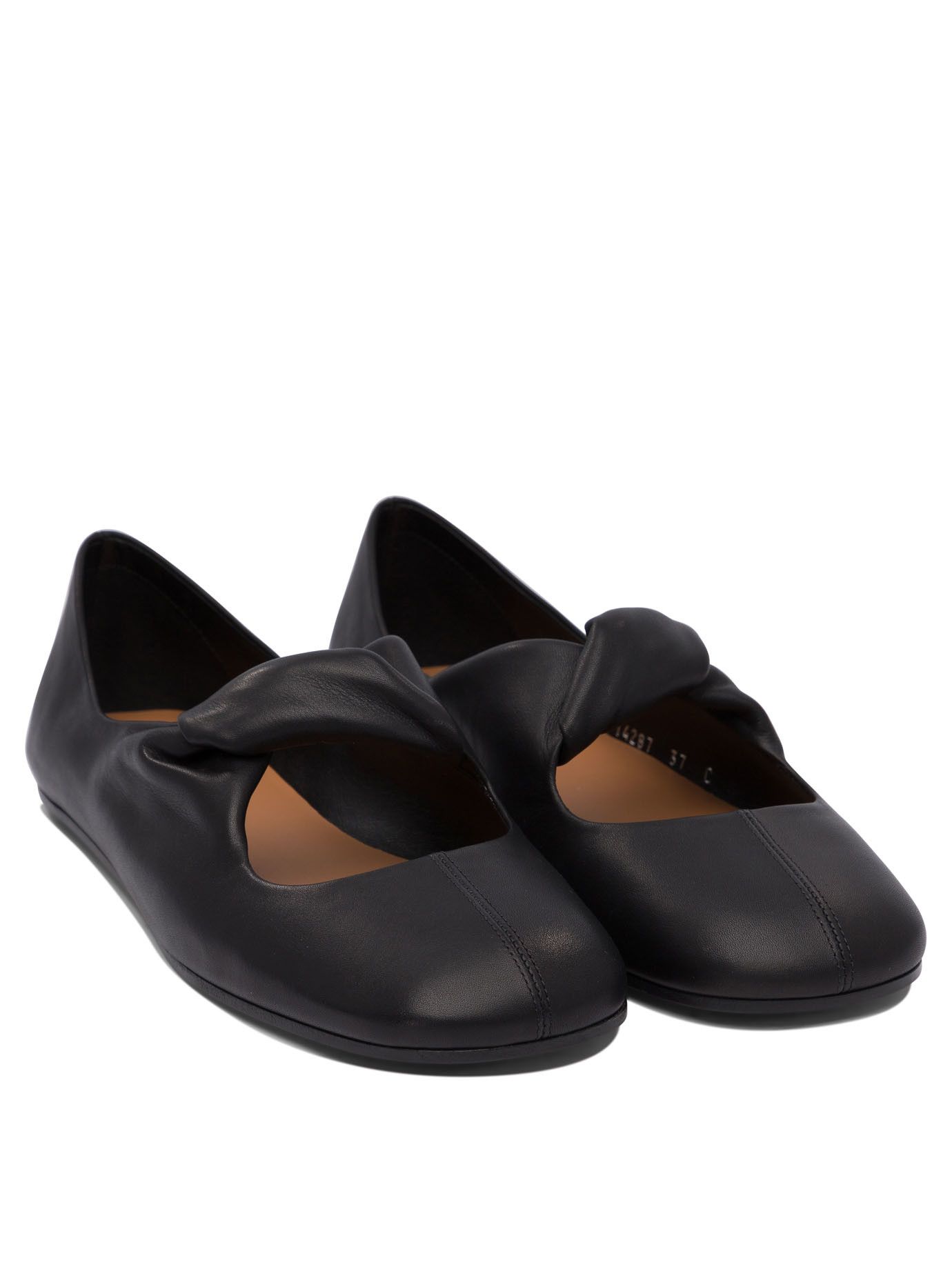Alexander McQueen Alexander Mcqueen Twisted Detail Ballet Flats IT 37 Women - USA Duties Paid Size US 7 / IT 37 - 2 Thumbnail