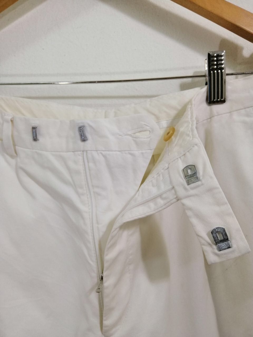 Givenchy Givenchy Paris Trousers Cotton Pants White Color Design 16 Size US 31 - 4 Thumbnail
