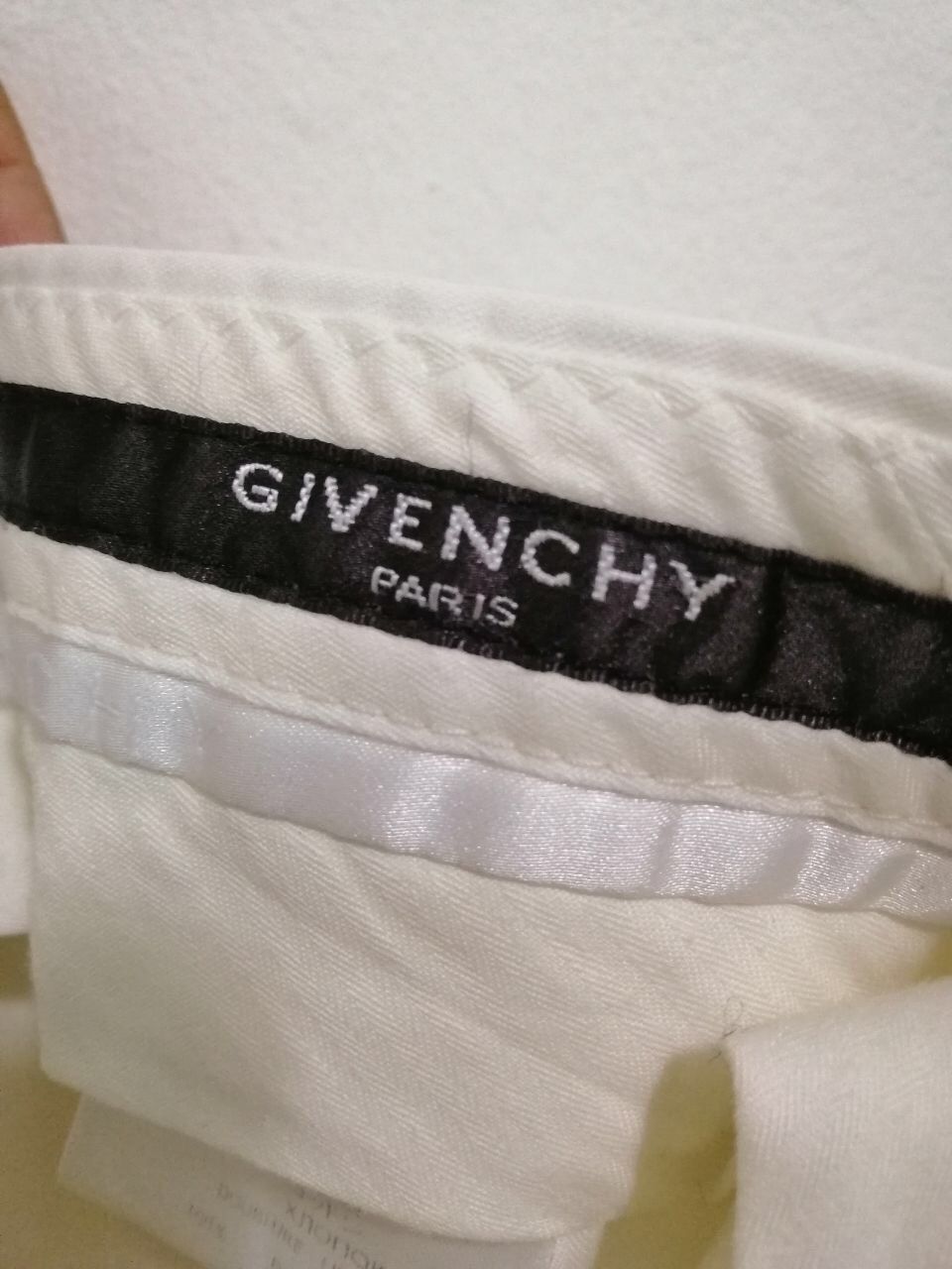 Givenchy Givenchy Paris Trousers Cotton Pants White Color Design 16 Size US 31 - 3 Thumbnail