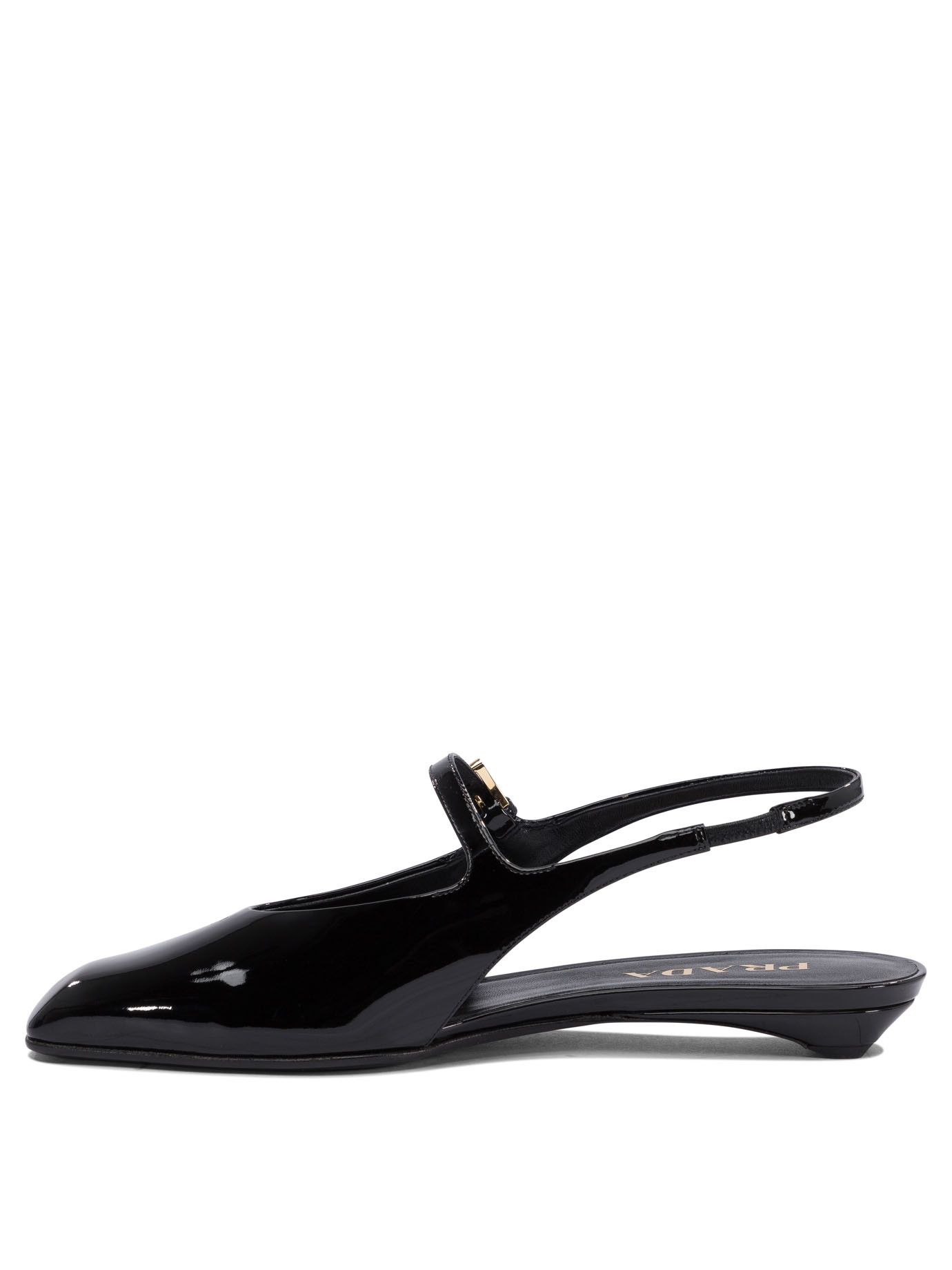Prada Prada Patent Leather Slingback Ballet Flats IT 40 Women - USA Duties Paid Size US 10 / IT 40 - 3 Thumbnail