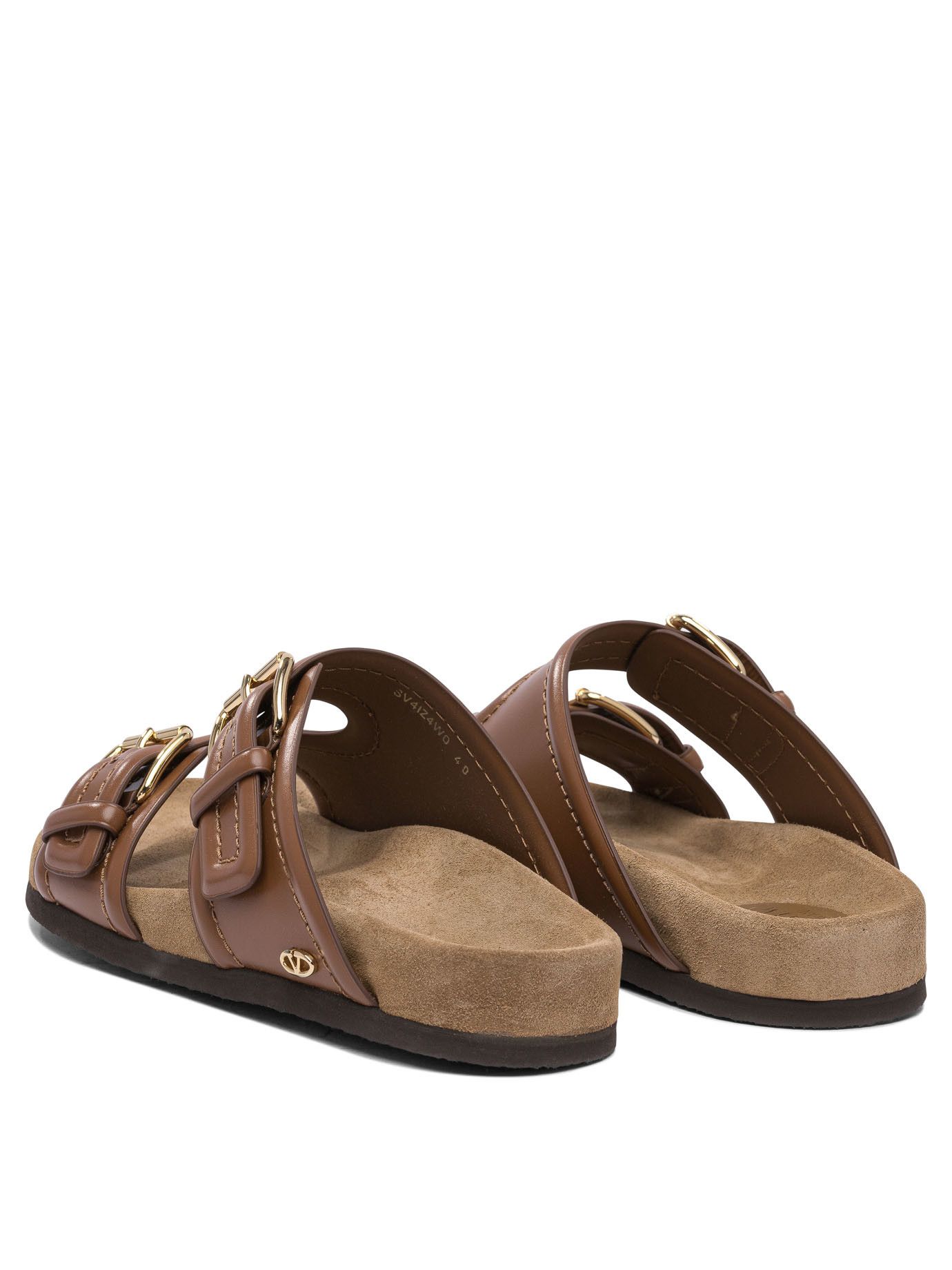 Valentino Valentino Garavani Sandali In Pelle Con Logo Vlogo IT 40 Women - USA Duties Paid Size US 10 / IT 40 - 4 Thumbnail