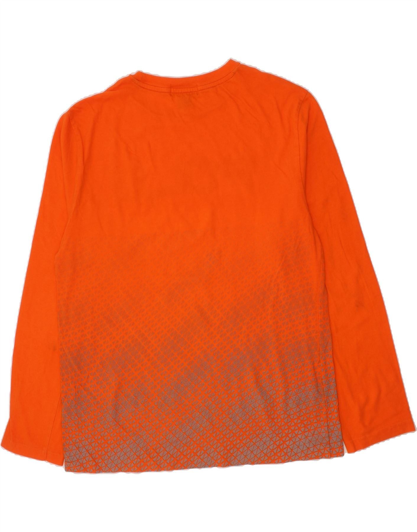 Polo Ralph Lauren Boys Graphic Top Long Sleeve 14-15 Years Large Orange Size L / US 10 / IT 46 - 2 Thumbnail