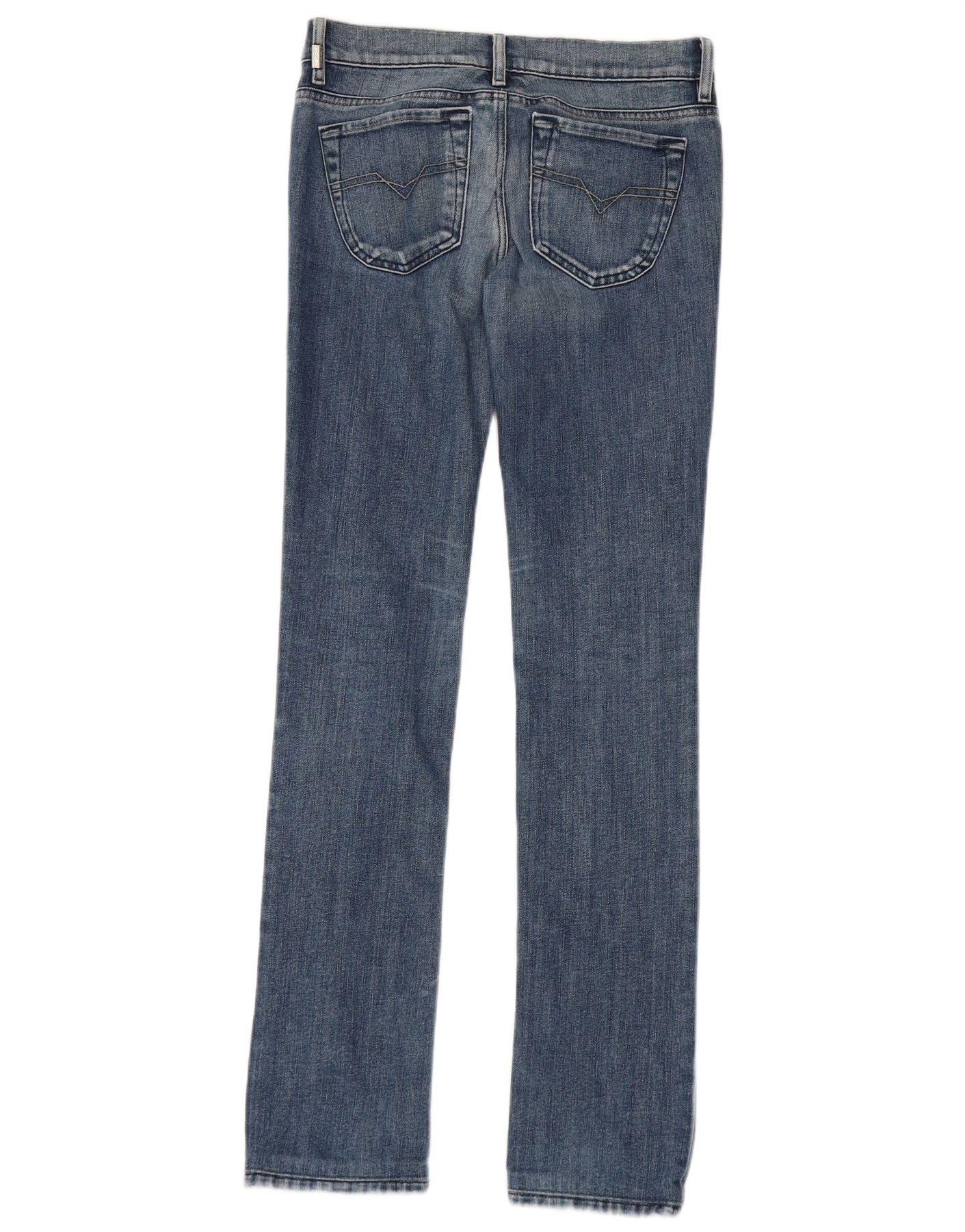 Diesel Womens Liv Skinny Jeans W28 L34 Blue Cotton Size 42" / US 20 - 2 Thumbnail