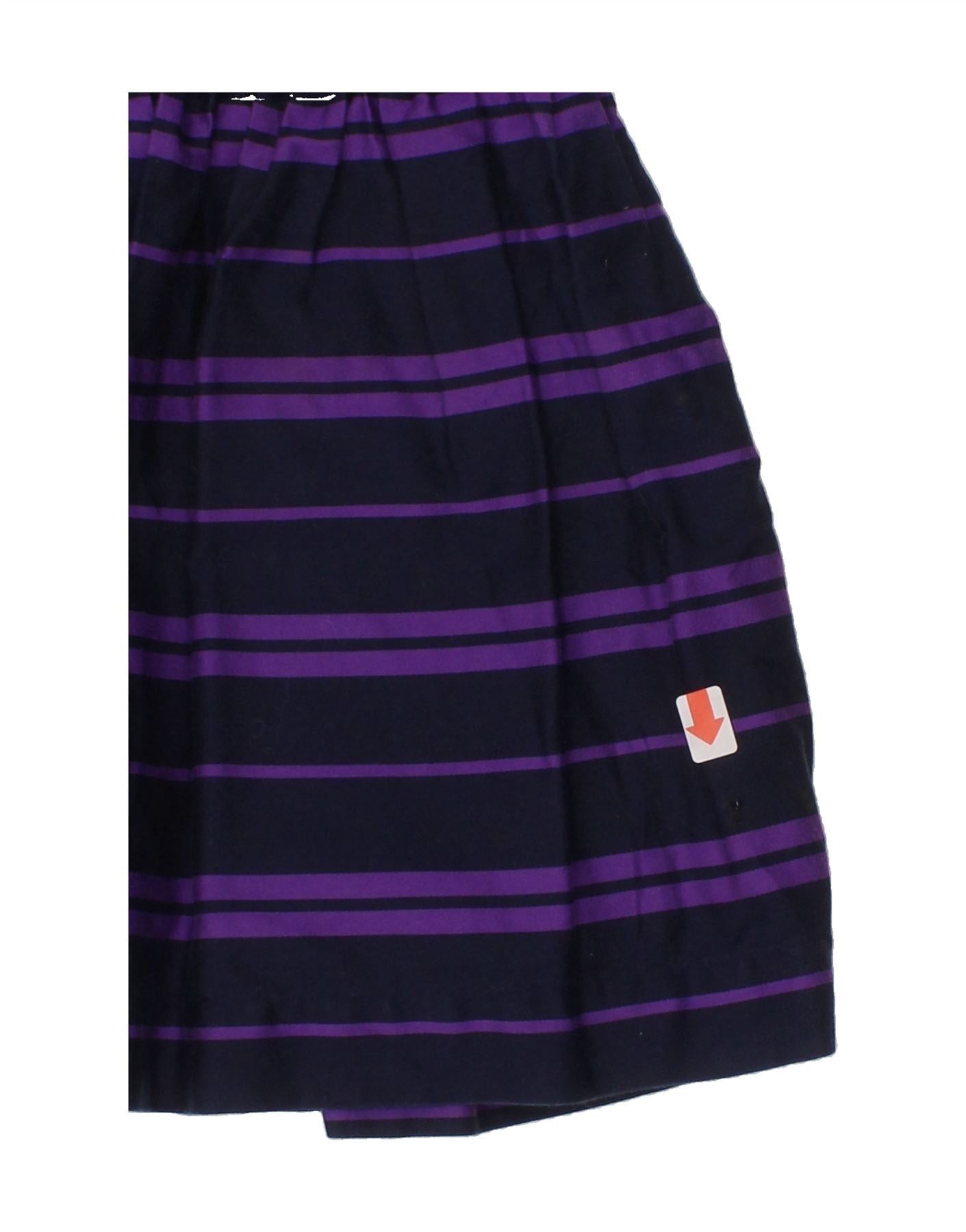 Polo Ralph Lauren Girls A-Line Skirt 4-5 Years W21 Navy Blue Striped Size 25" / US 0 / IT 36 - 3 Thumbnail