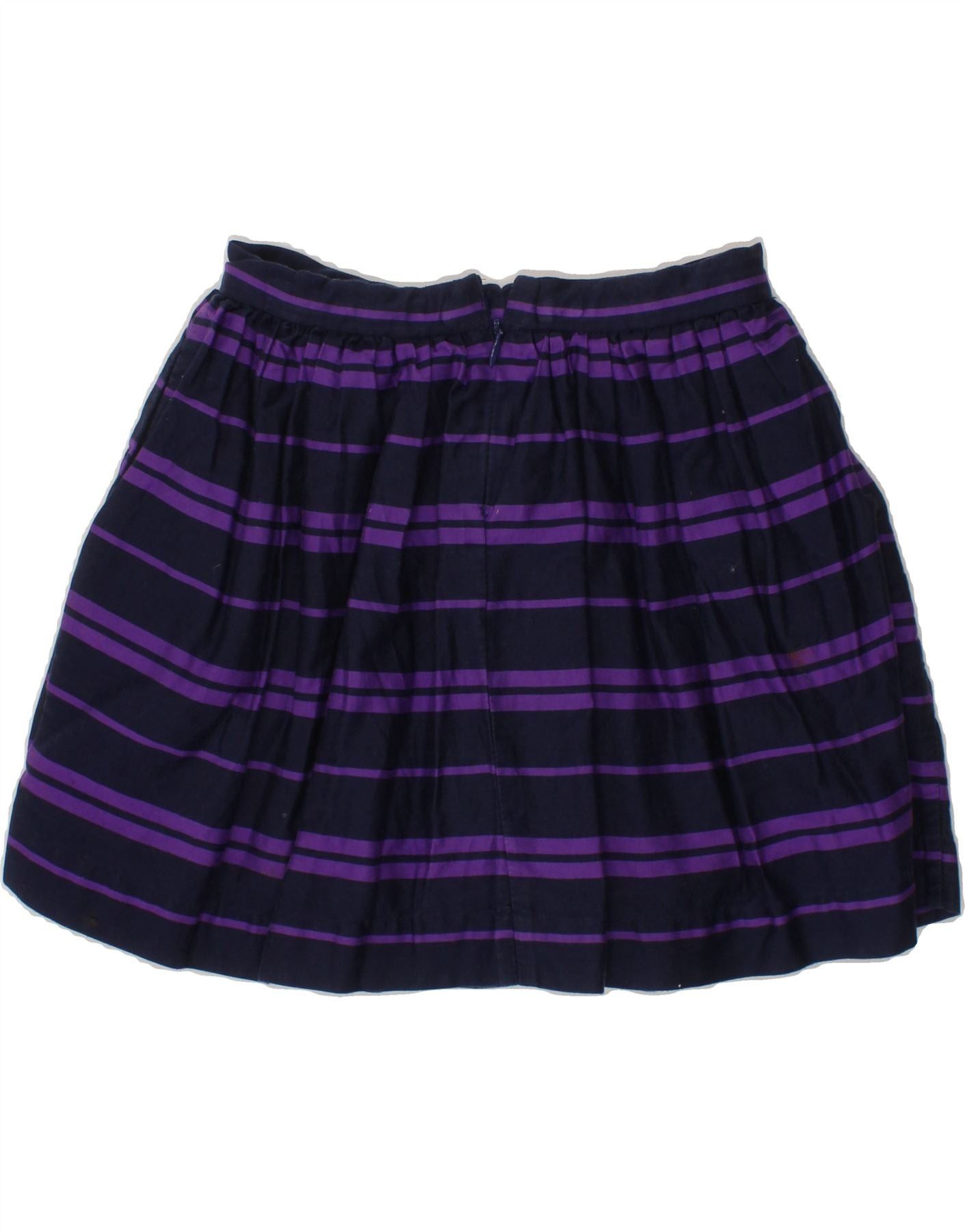 Polo Ralph Lauren Girls A-Line Skirt 4-5 Years W21 Navy Blue Striped Size 25" / US 0 / IT 36 - 2 Thumbnail
