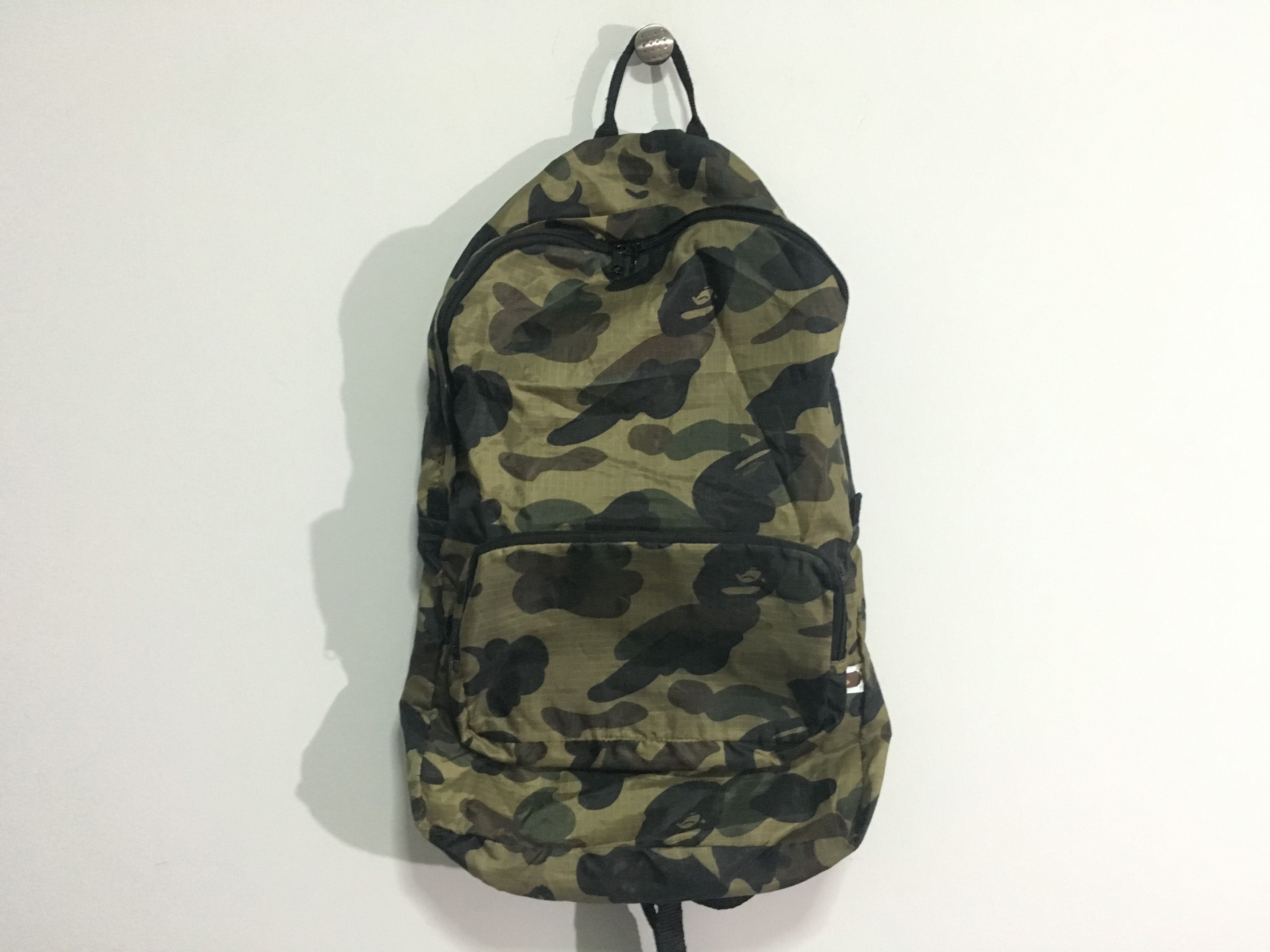 A Bathing Ape Bape Vintage Ripstop Nylon Backpack –