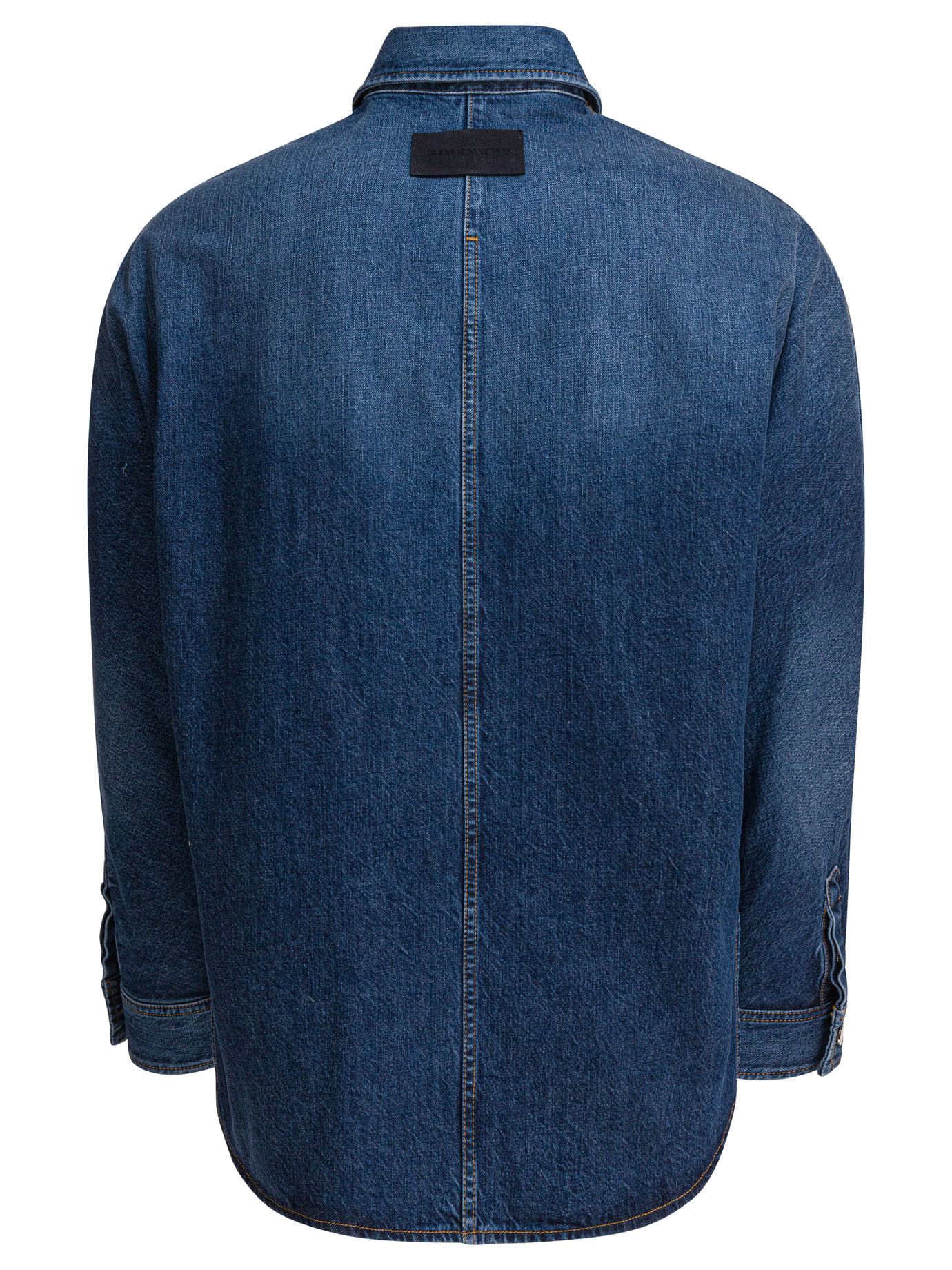 Givenchy Givenchy Denim Overshirt tag size M Men - USA Duties Paid Size US M / EU 48-50 / 2 - 2 Thumbnail