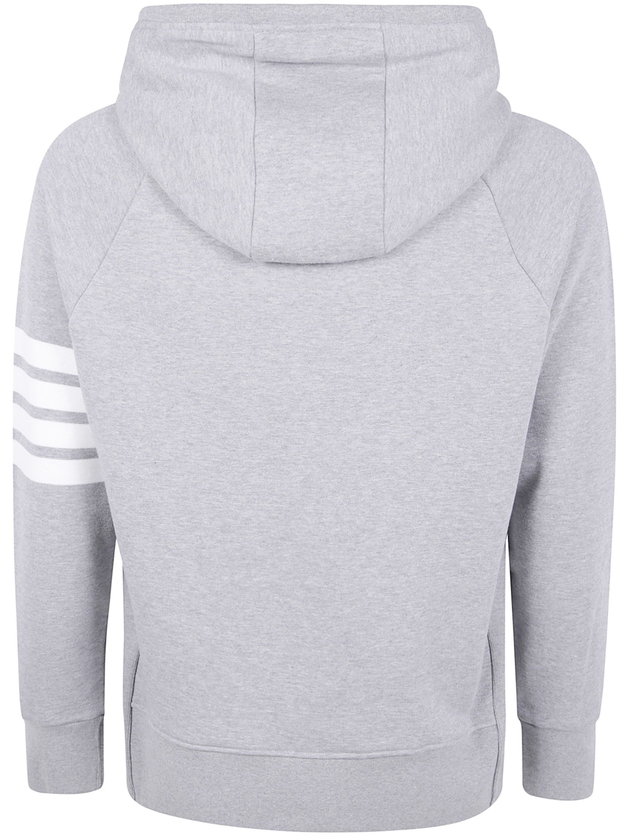 Thom Browne CLASSIC FULL ZIP HOODIE IN CLASSIC LOOPBACK WITH ENGINEERED 4 BAR Size US M / EU 48-50 / 2 - 7 Thumbnail