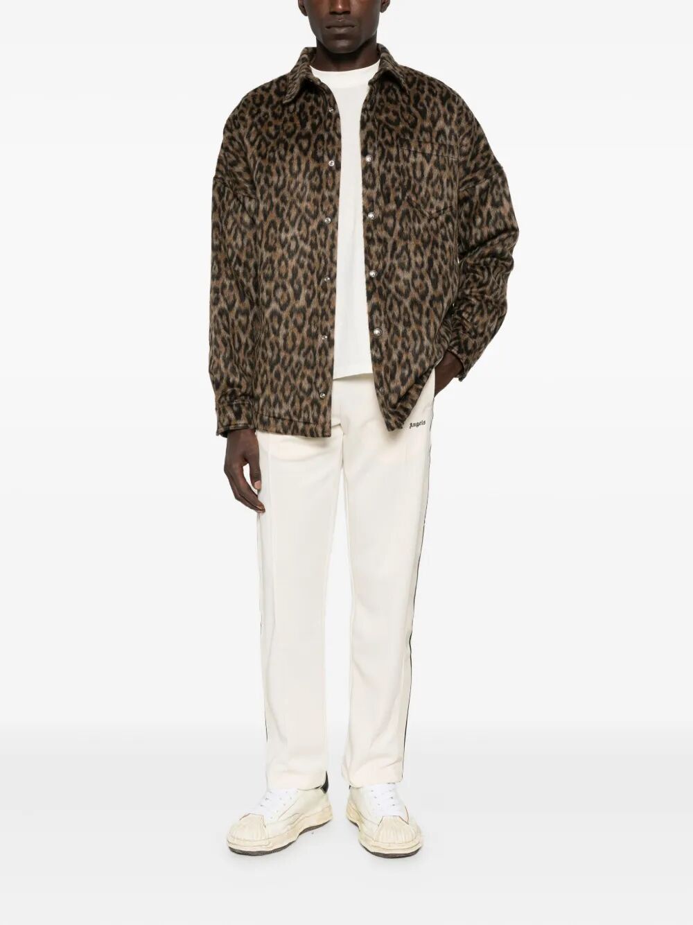 Palm Angels "CLASSIC LOGO ANIMALIER" OVERSHIRT Size US M / EU 48-50 / 2 - 2 Thumbnail