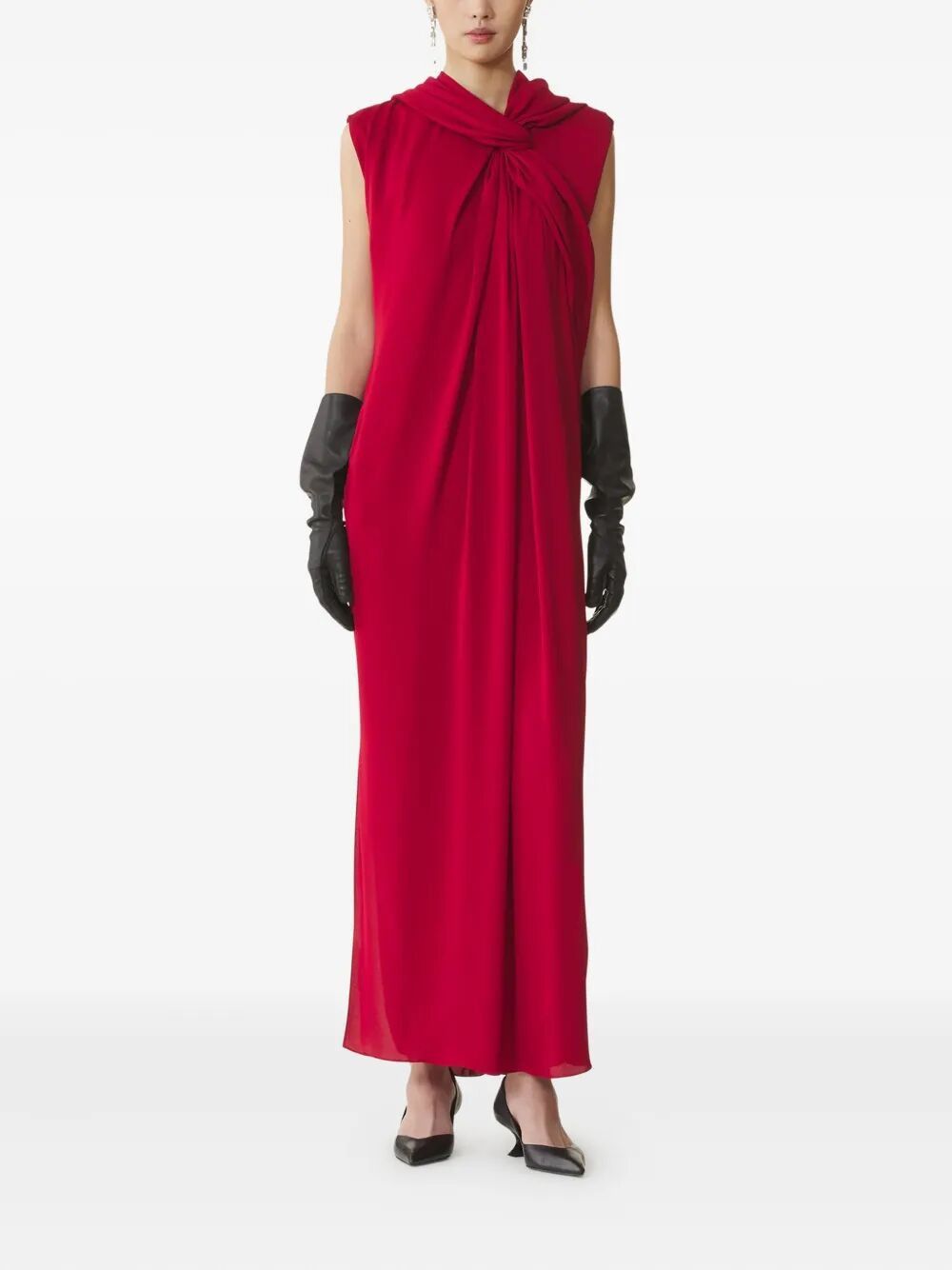 Lanvin FRONT KNOT DRESS Size M / US 6-8 / IT 42-44 - 5 Thumbnail