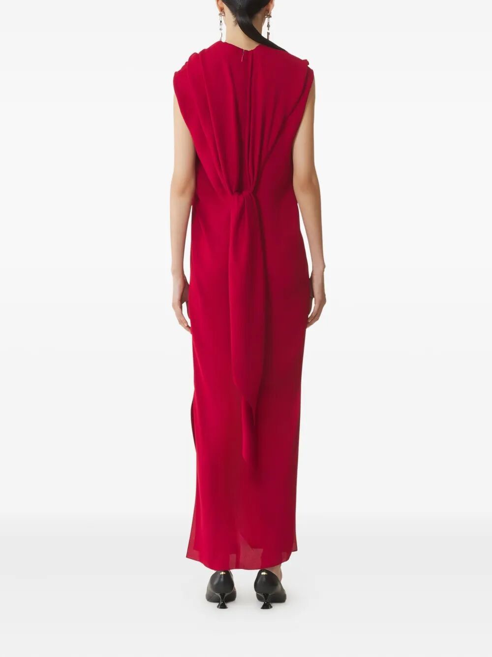 Lanvin FRONT KNOT DRESS Size M / US 6-8 / IT 42-44 - 4 Thumbnail
