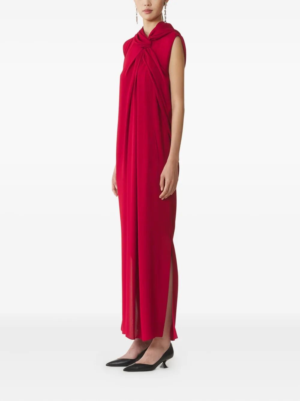 Lanvin FRONT KNOT DRESS Size M / US 6-8 / IT 42-44 - 2 Thumbnail