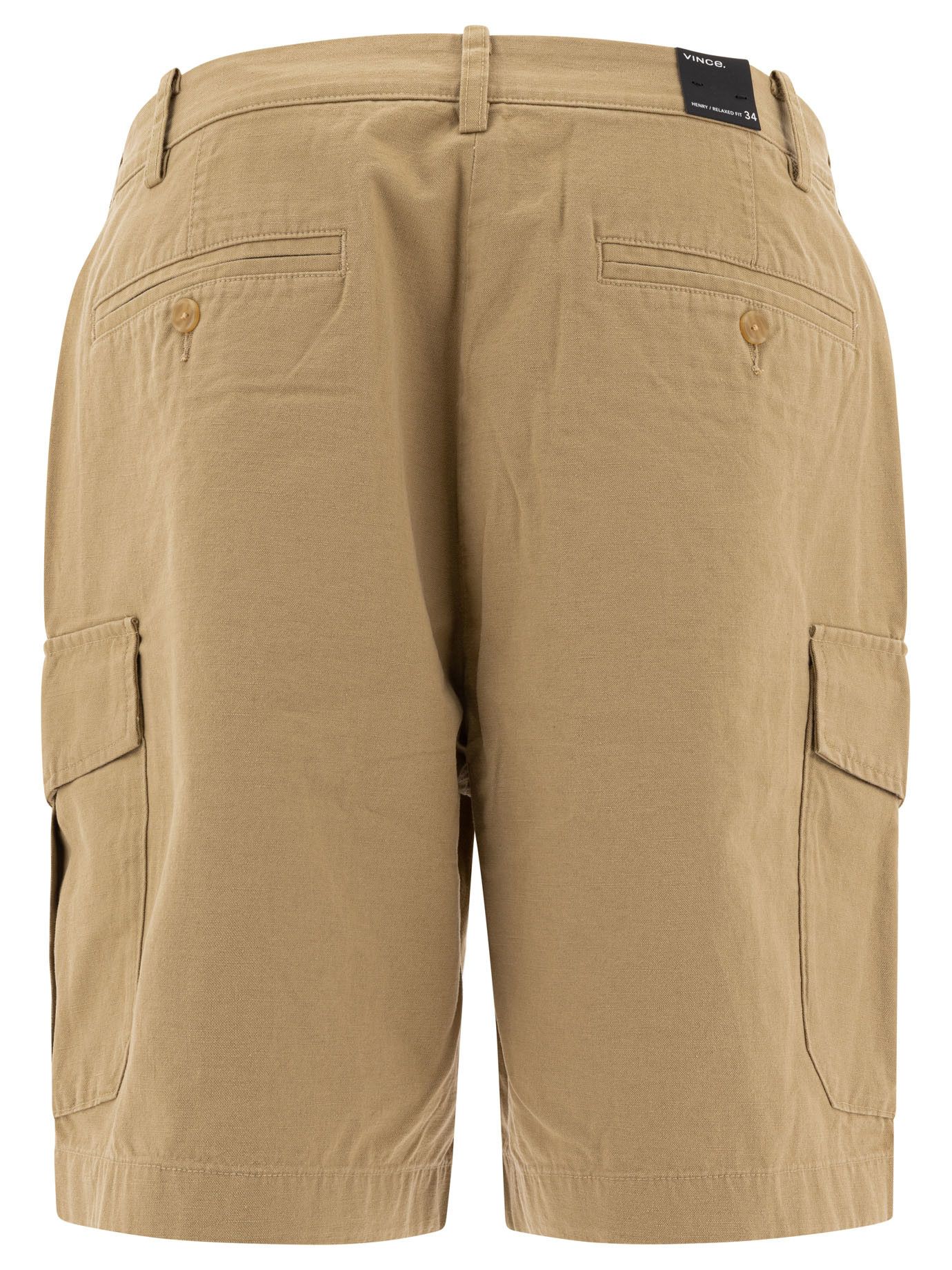 Vince Vince. Cotton And Linen Cargo Shorts tag size 36 Men - USA Duties Paid Size US 36 / EU 52 - 2 Thumbnail