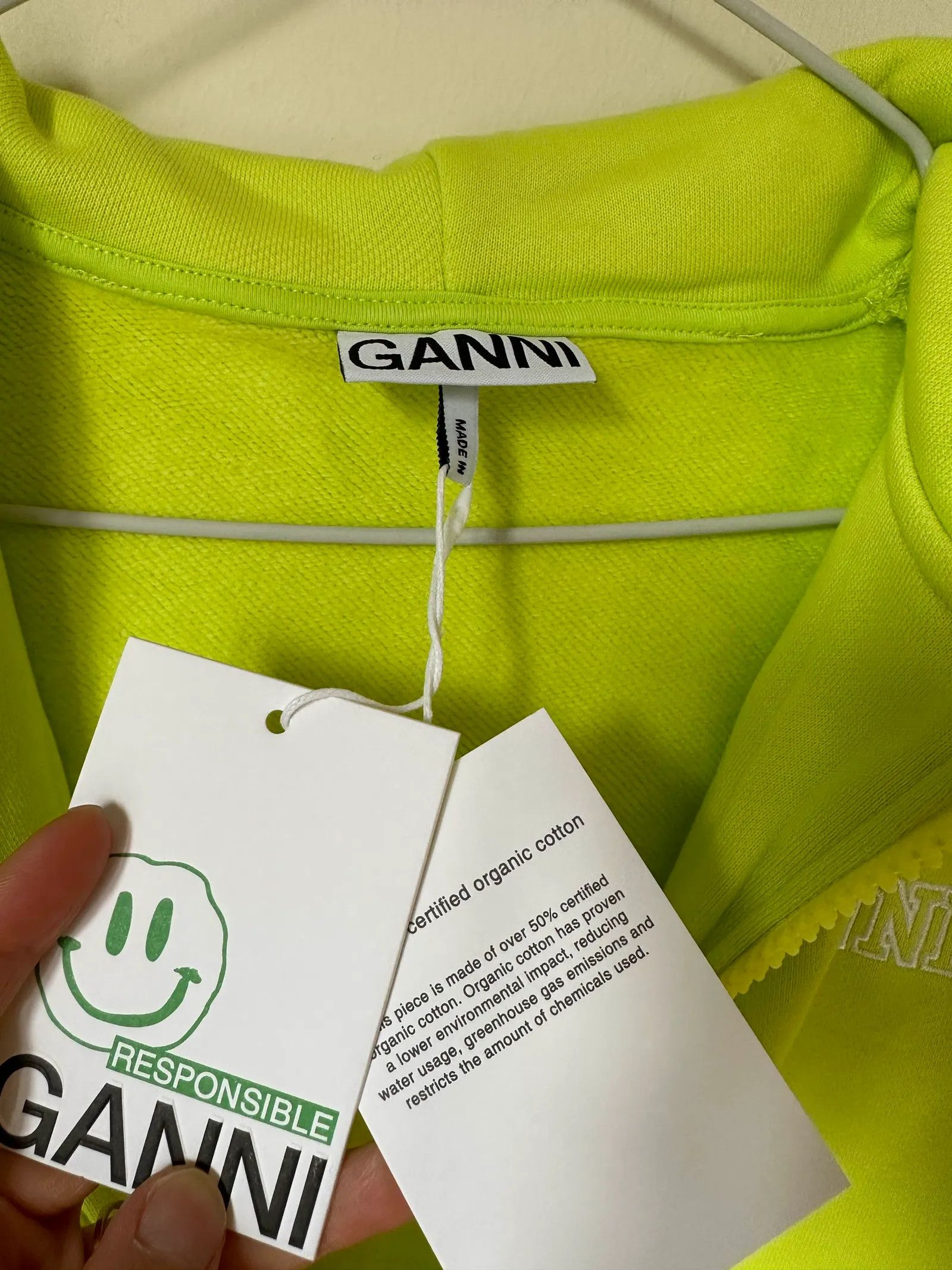 Ganni Ganni Hoodie Size S / US 4 / IT 40 - 3 Thumbnail