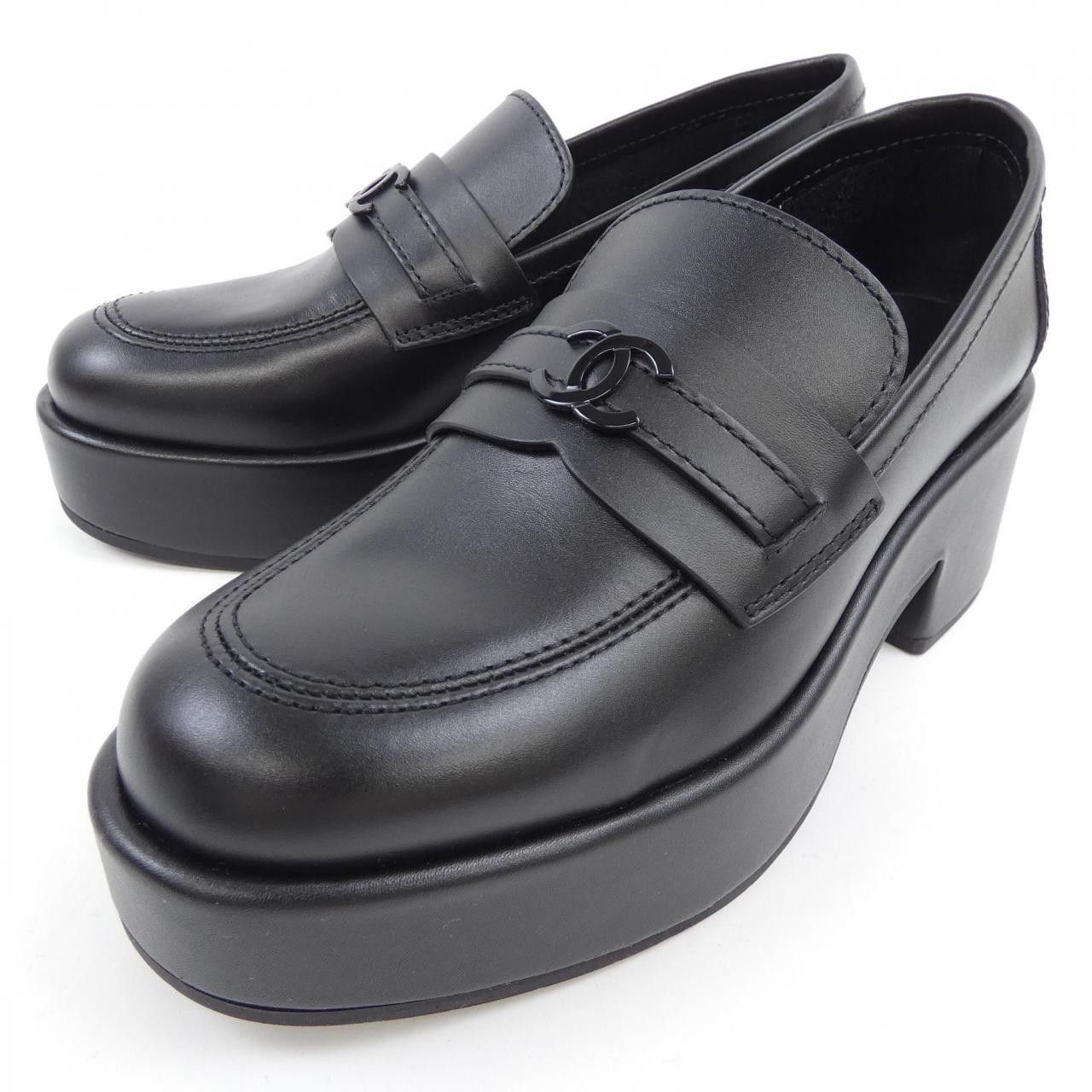 Chanel Chanel Chanel LOAFERS Calfskin Loafers Leather Shoes G39206X56725 DUTY FREE for USA Size ONE SIZE - 3 Thumbnail