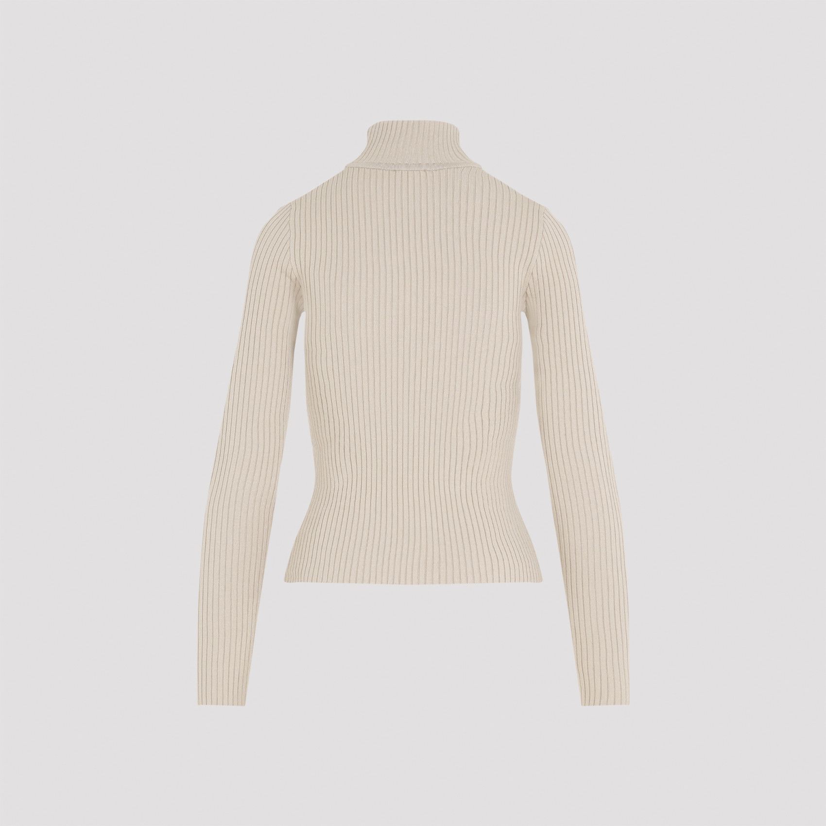 Courreges Courrèges Roll Neck Ribbed Jumper Size XS / US 0-2 / IT 36-38 - 2 Thumbnail