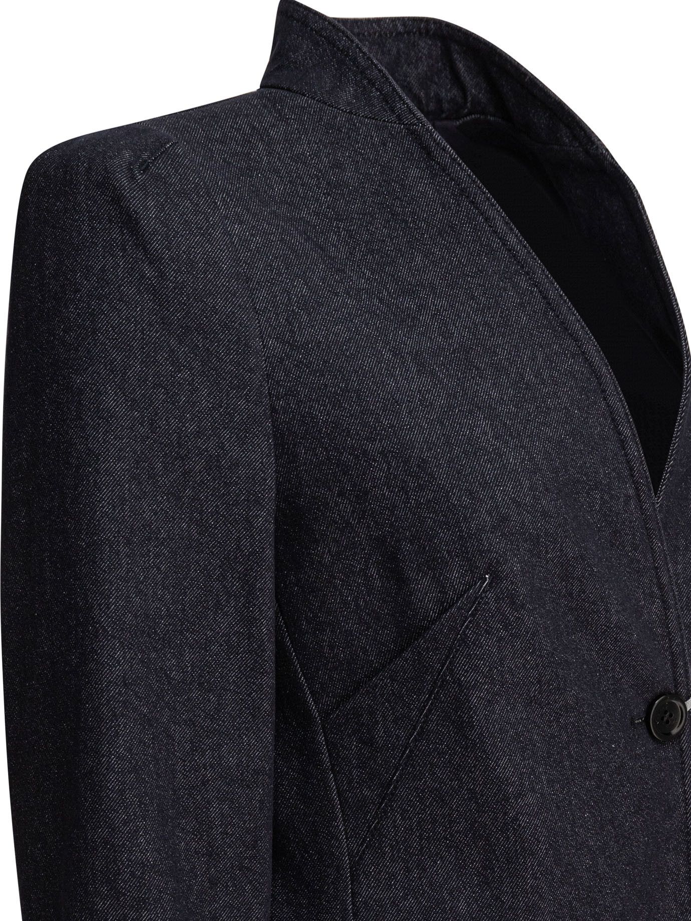 Max Mara Max Mara Denim-Effect Blazer IT 44 Women - USA Duties Paid Size M / US 6-8 / IT 42-44 - 3 Thumbnail