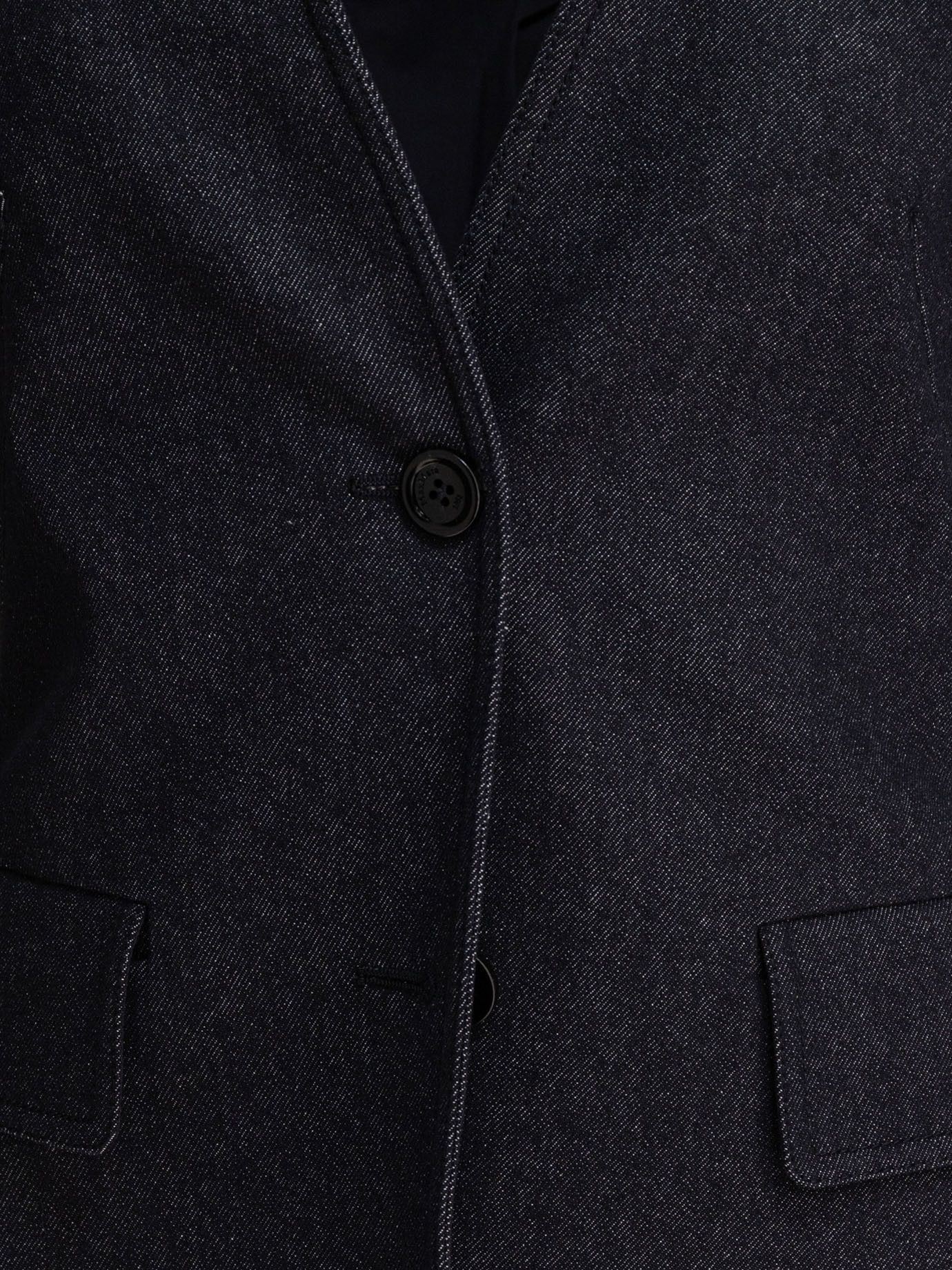 Max Mara Max Mara Denim-Effect Blazer IT 44 Women - USA Duties Paid Size M / US 6-8 / IT 42-44 - 4 Thumbnail